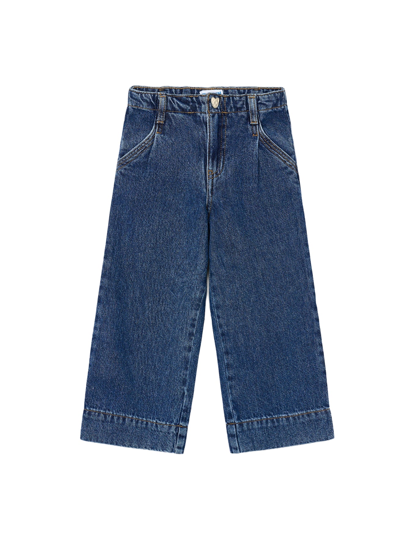 Wide Leg Denim Pants