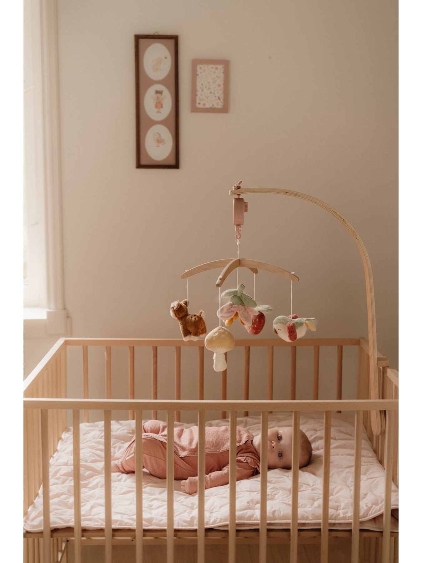 Wooden Music Mobile Fairy Garden