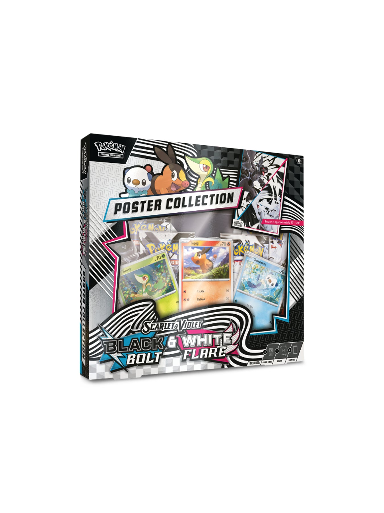Pokemon TCG: Black Bolt & White Flare Unova Poster Collection