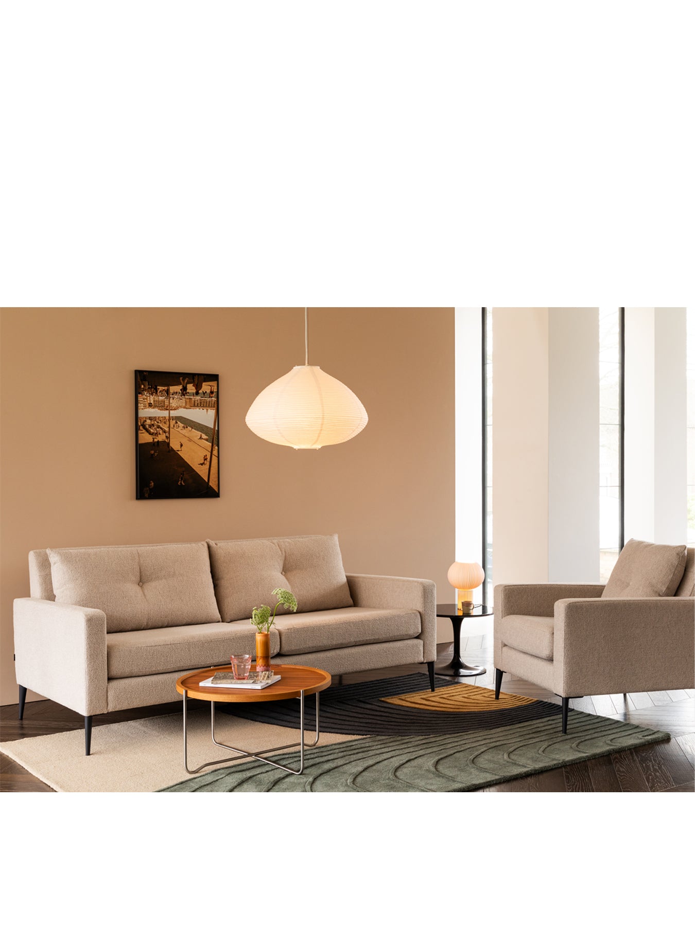 Carta Rice Paper Easyfit Pendant White