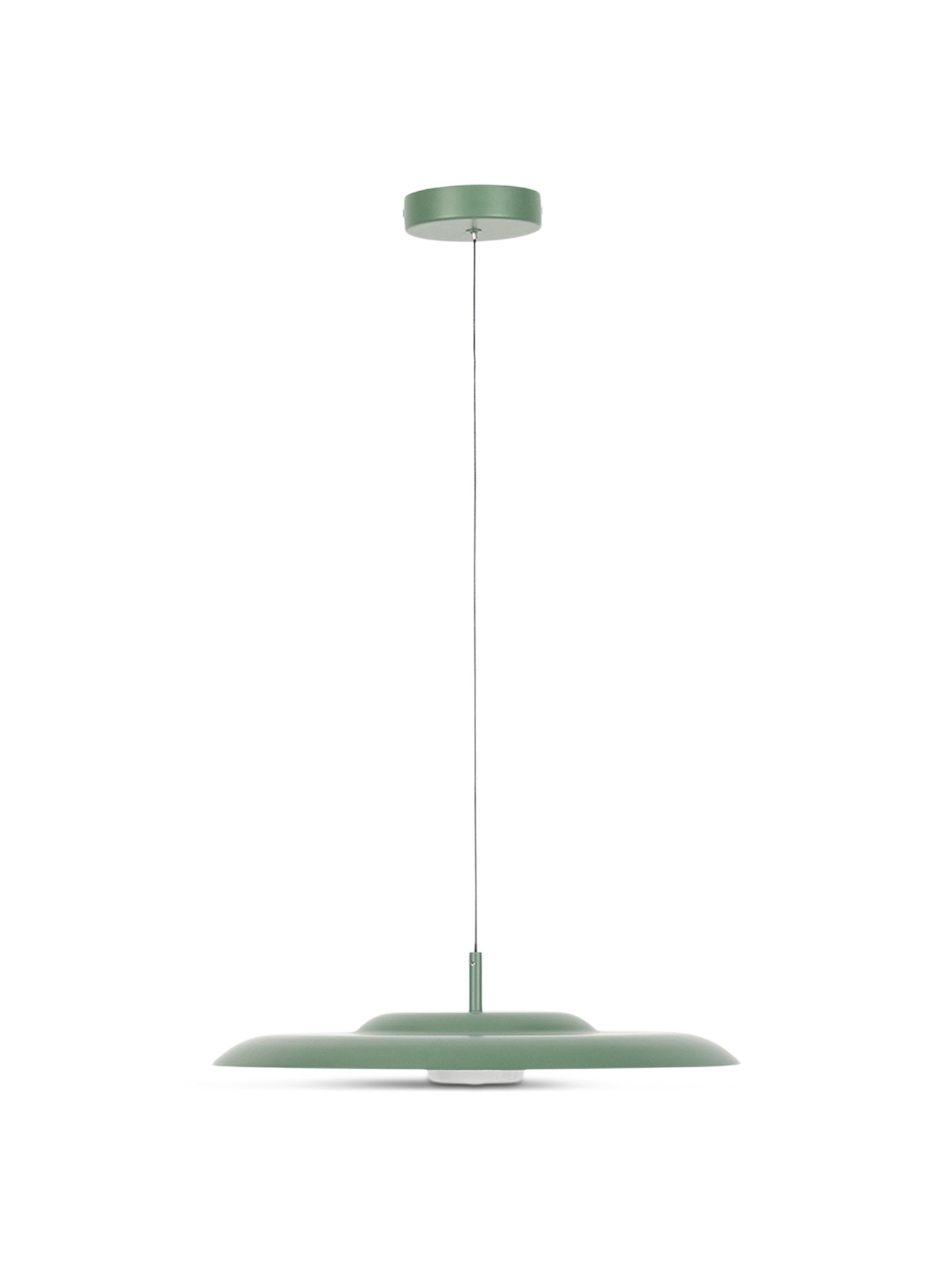 Diner LED Metal Pendant Large Sage