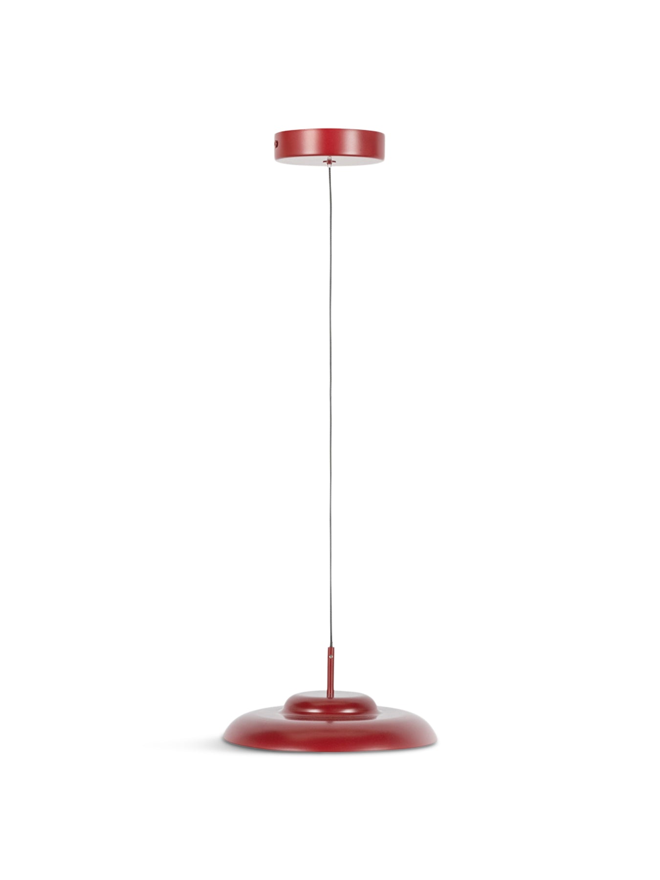 Diner LED Metal Pendant Small Ruby