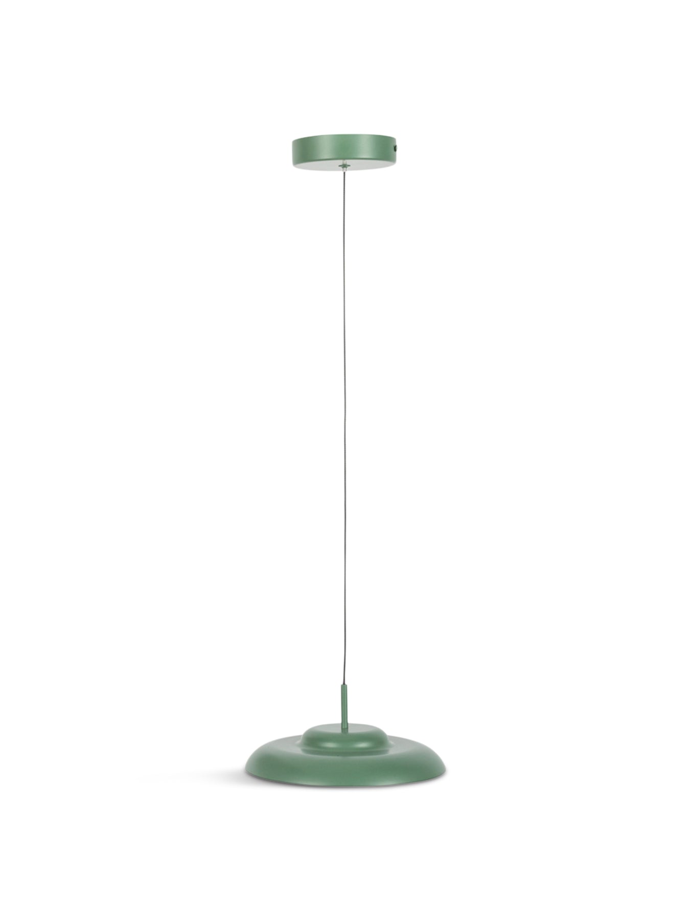 Diner LED Metal Pendant Small Sage