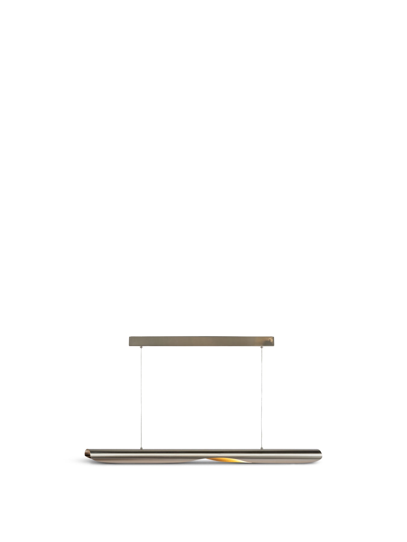 Onda LED Long Pendant Steel