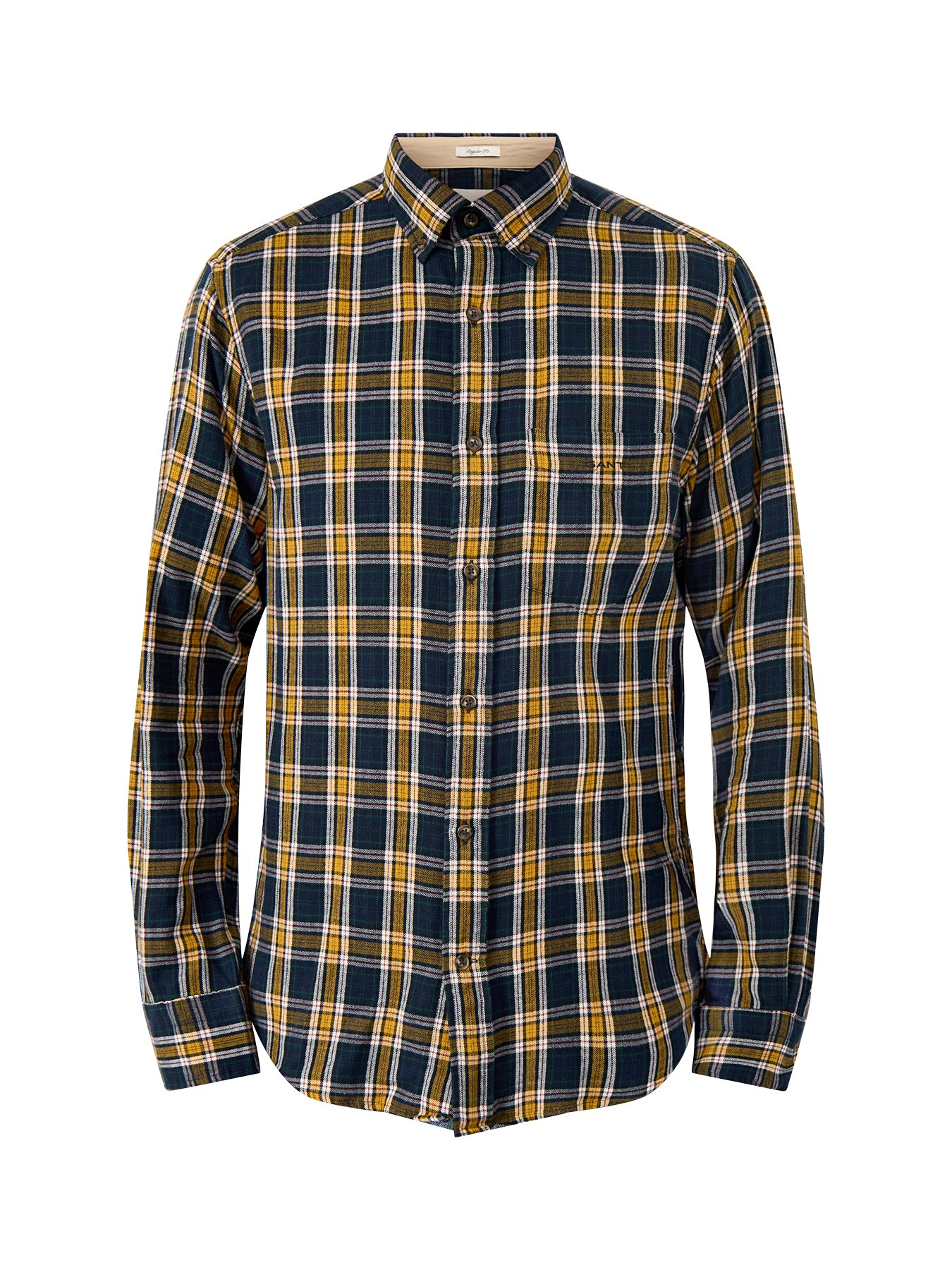 Windblown Flannel Check Shirt Evening Blue