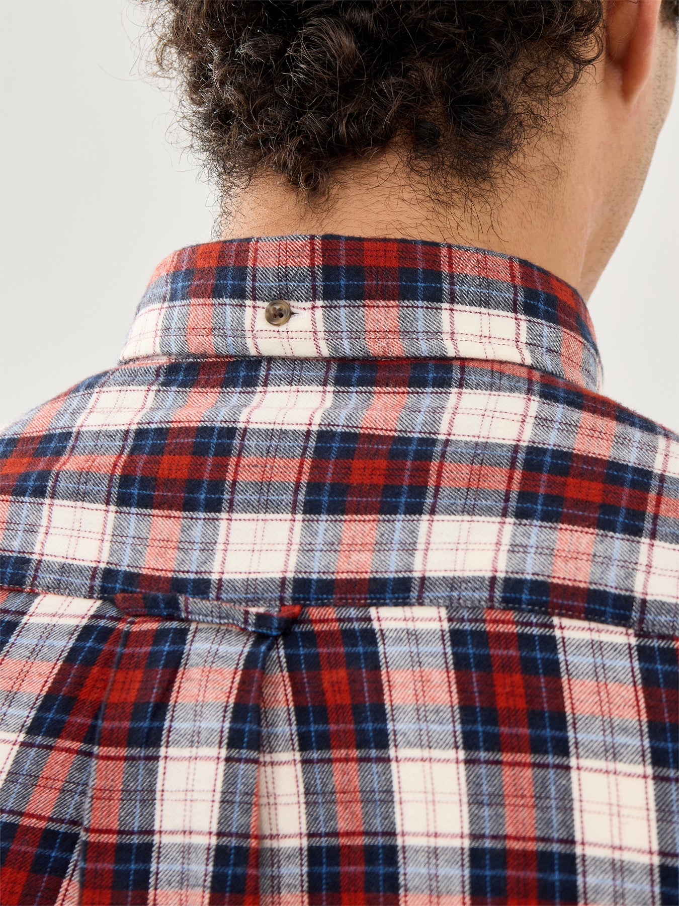 Windblown Flannel Check Shirt Modern Rust