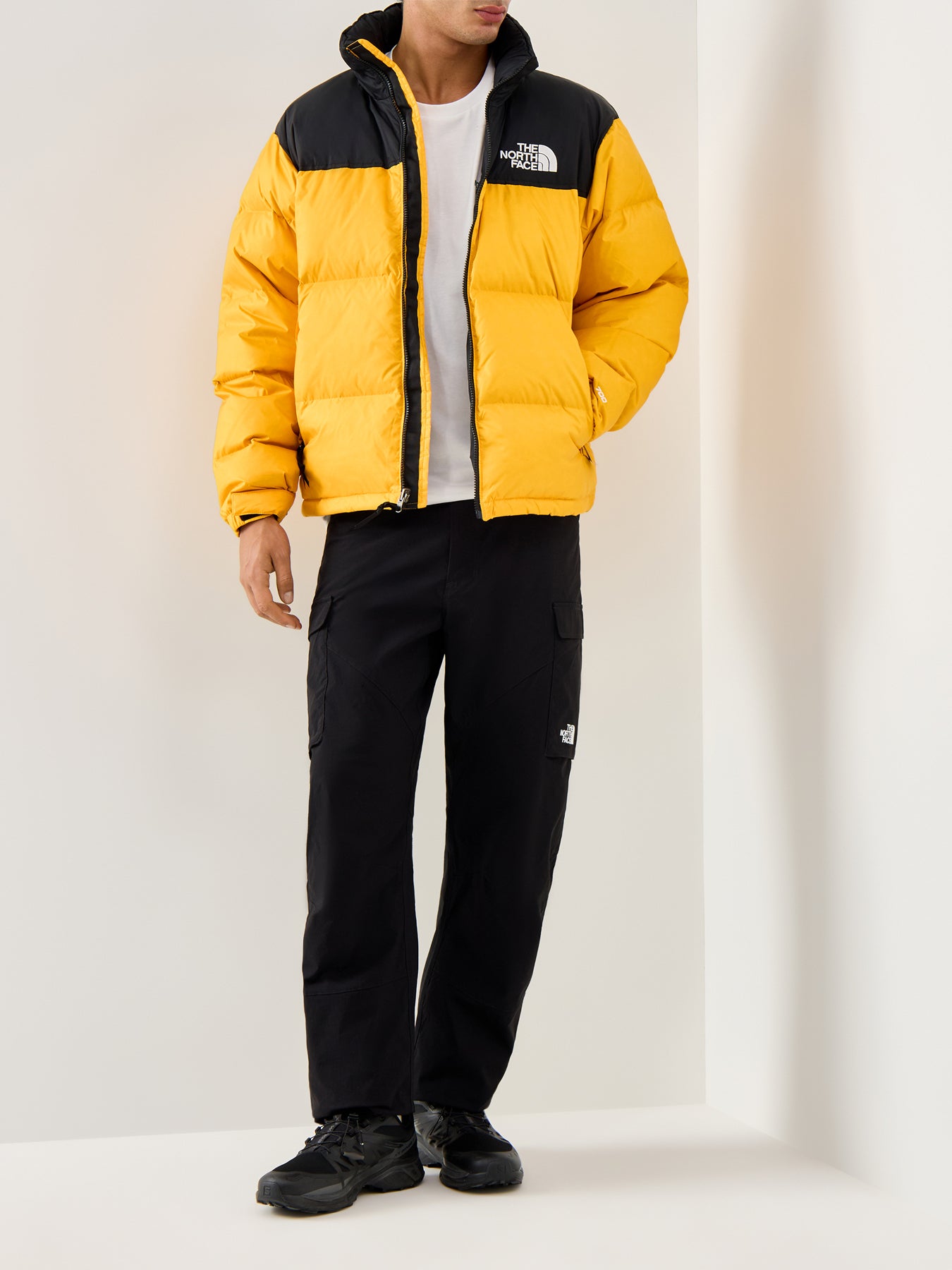 1996 Retro Nuptse Jacket Nuptse Summit Gold/Tnf Black/R