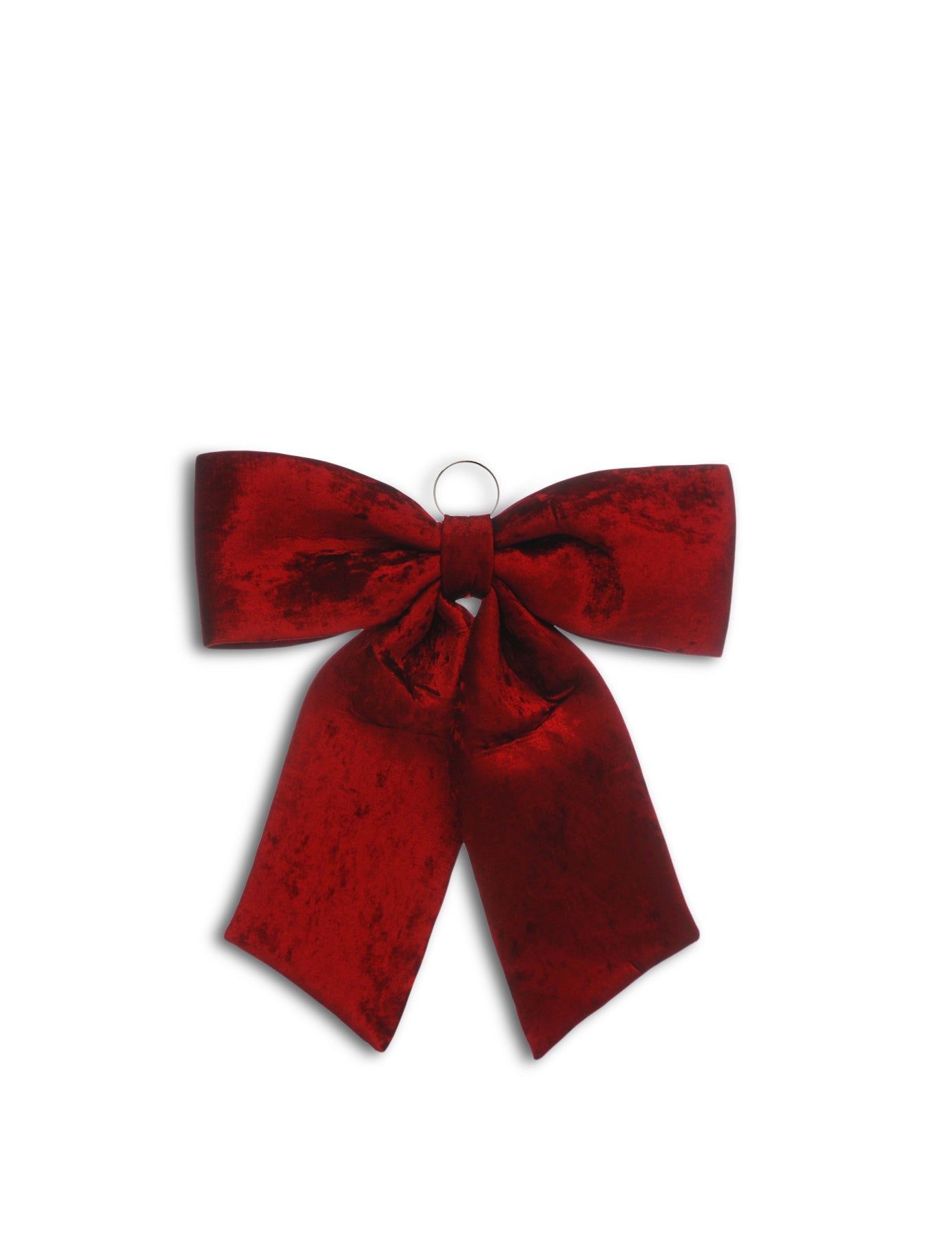 Burgundy Velvet Bow 60cm