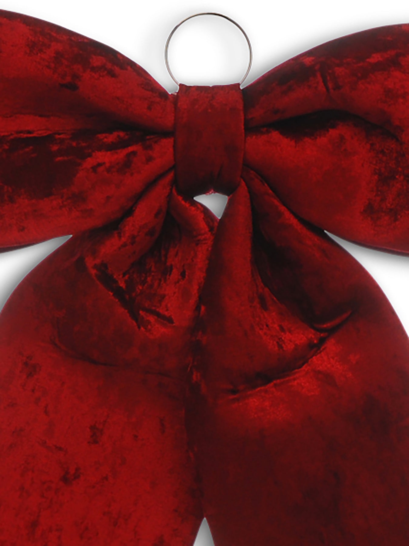 Burgundy Velvet Bow 60cm