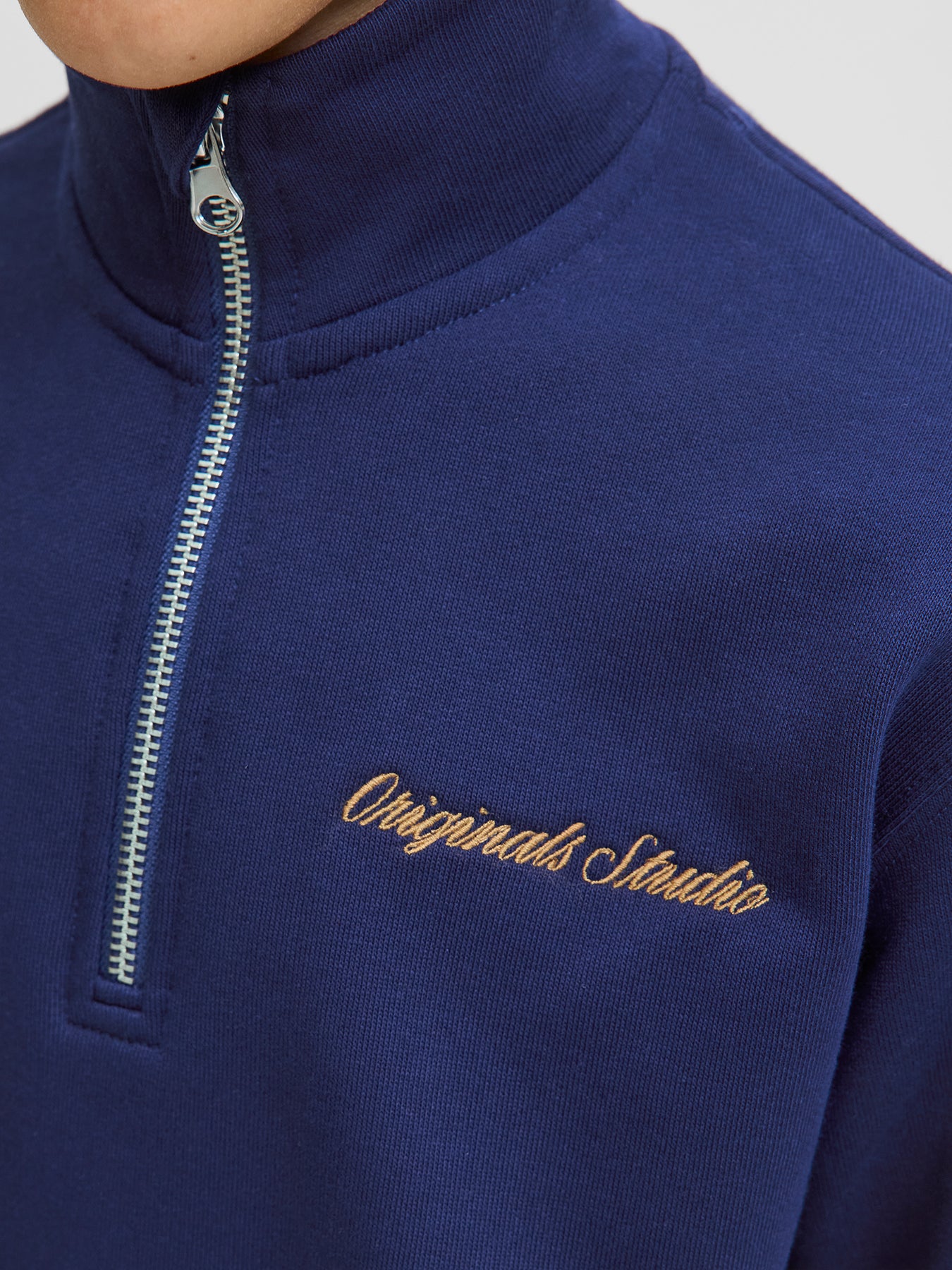 Norrebro High Neck Sweatshirt Ocean Cavern