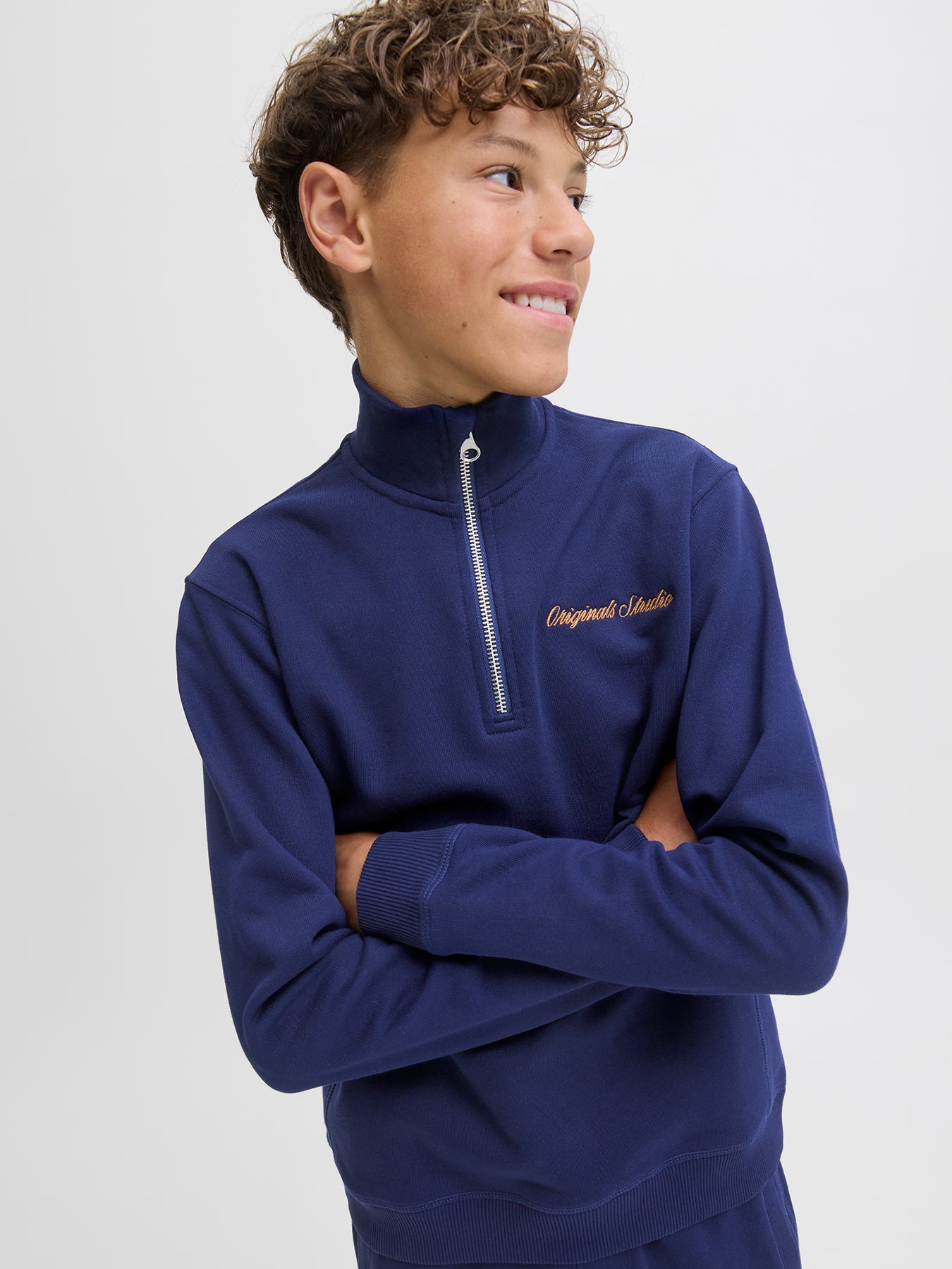 Norrebro High Neck Sweatshirt Ocean Cavern