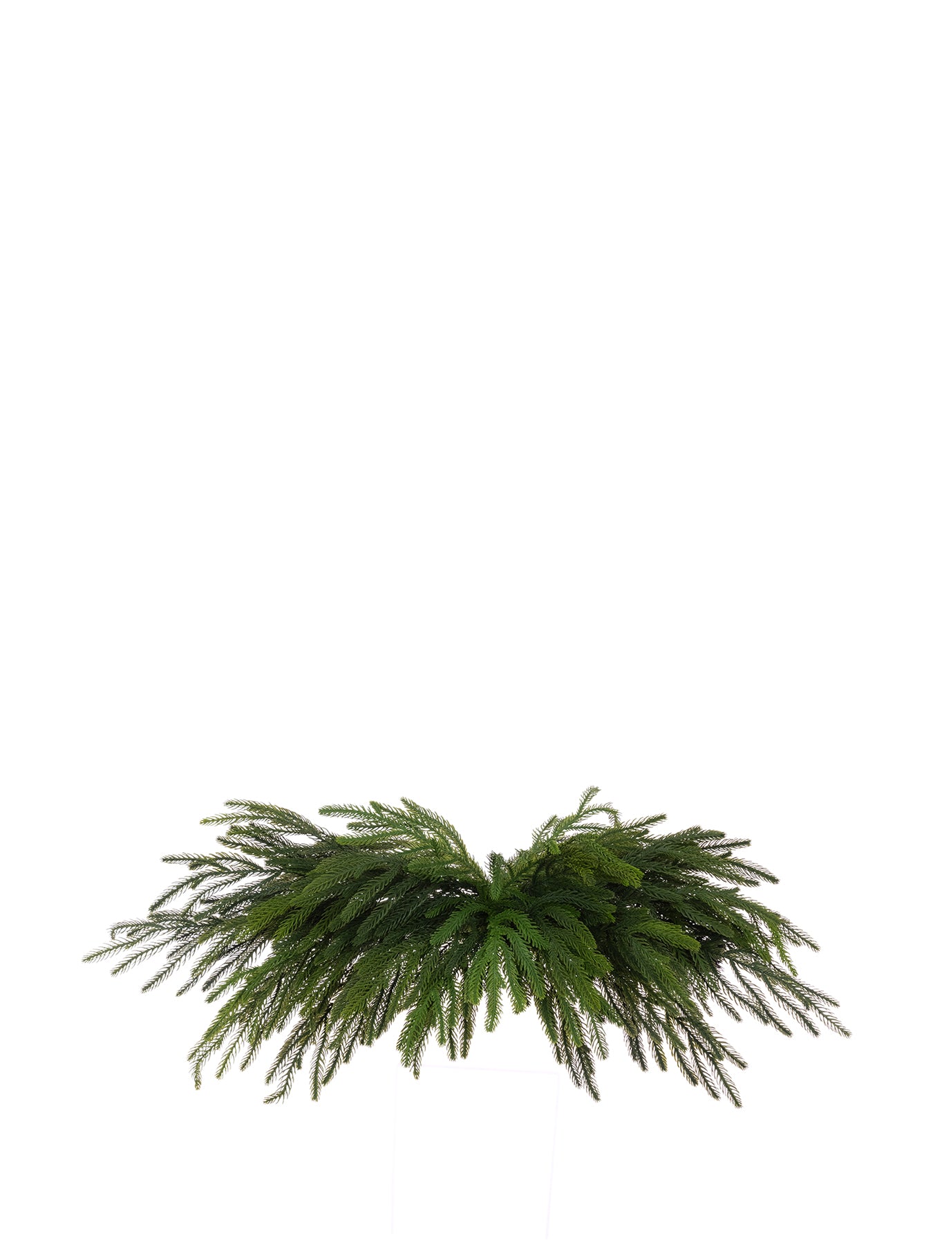 Waxed Pine Swag Christmas Decoration 97cm