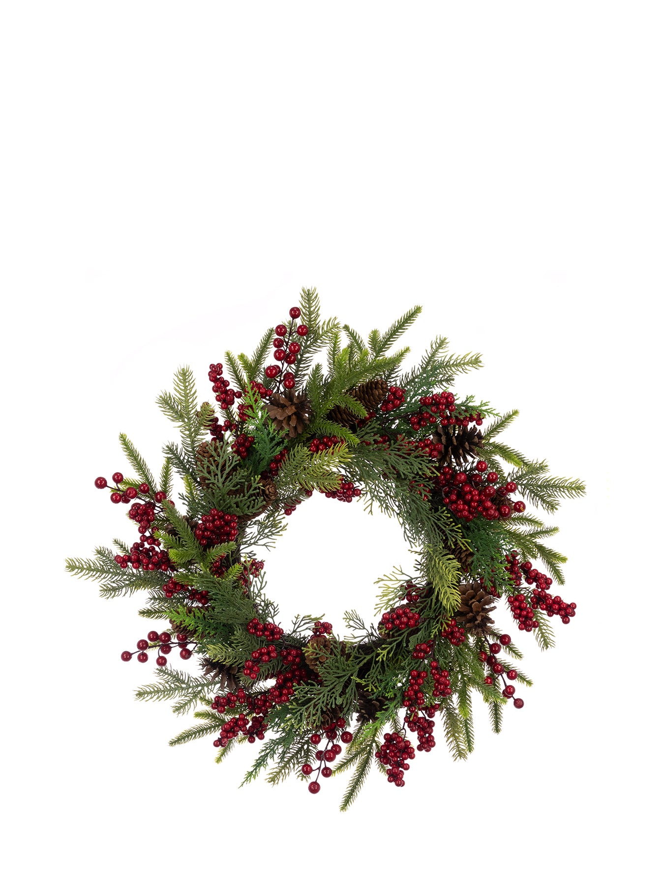 Empingham Berry Wreath Christmas Decoration 61cm