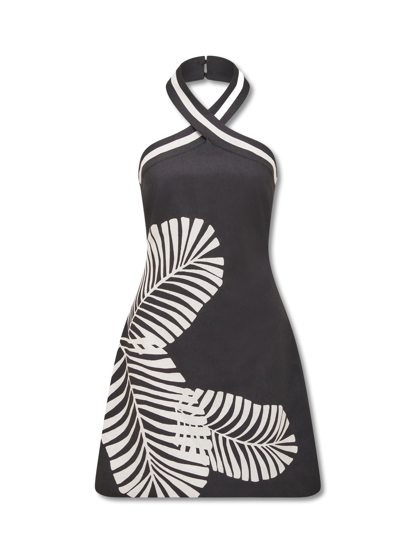 Adore Halter Neck Linen Mini Dress