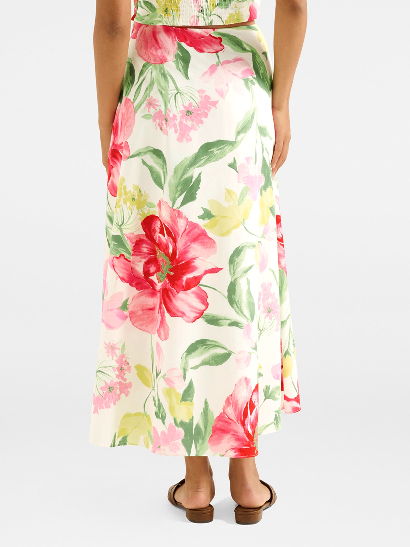 Talia Printed Midi Skirt