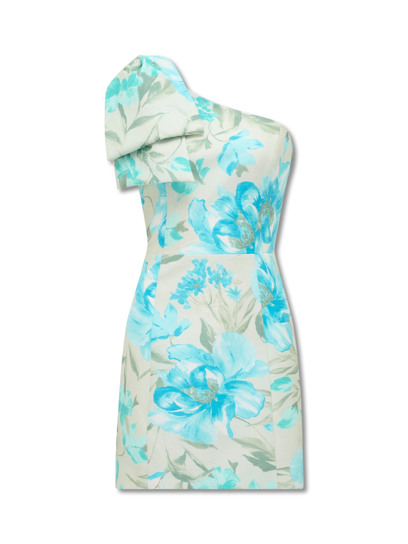 Darcy One Shoulder Bow Mini Dress