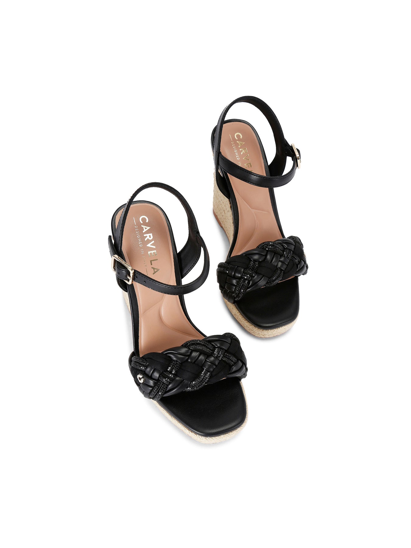 Maiella Woven Strap Wedge