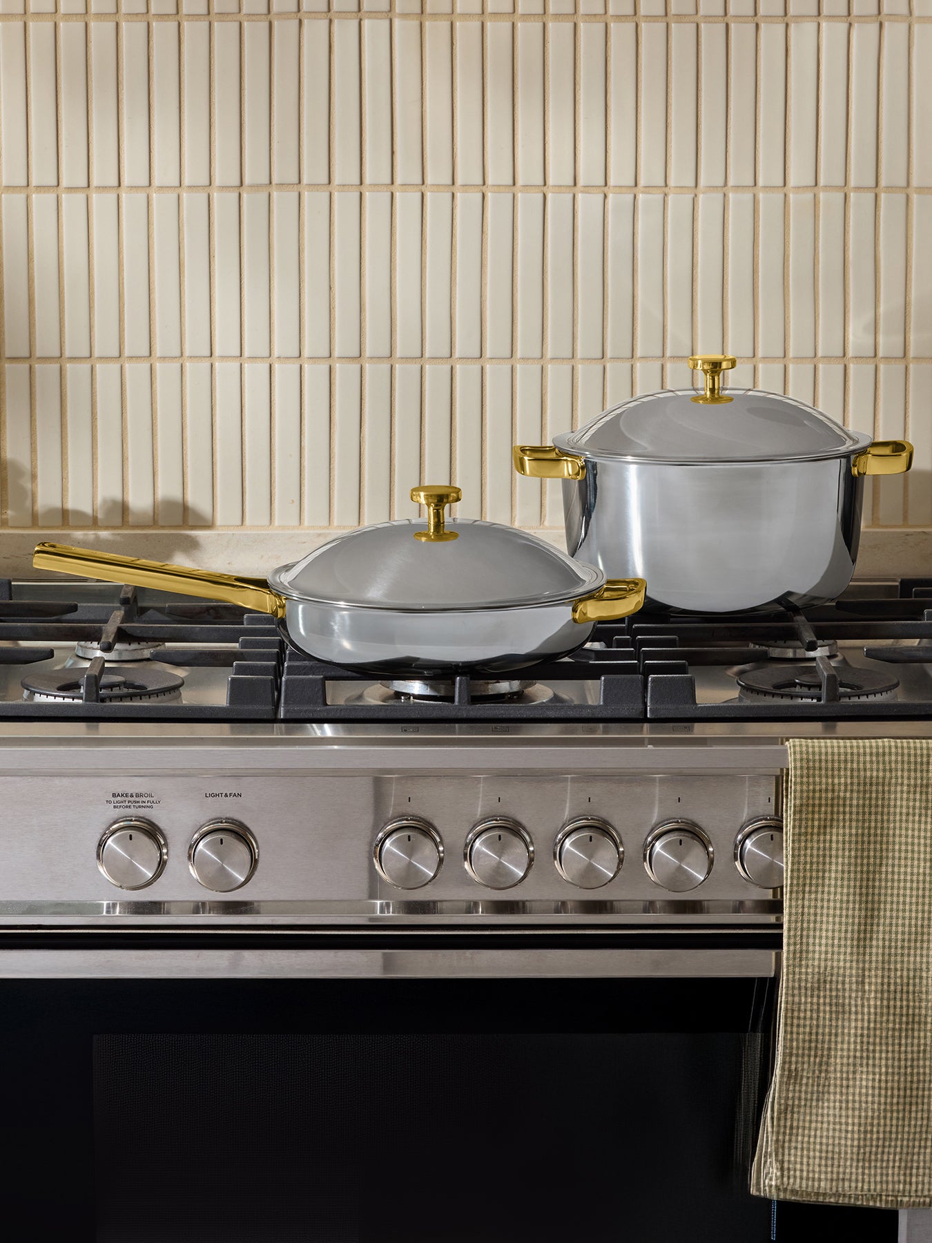Titanium Pro Cookware Duo Chrome Gold