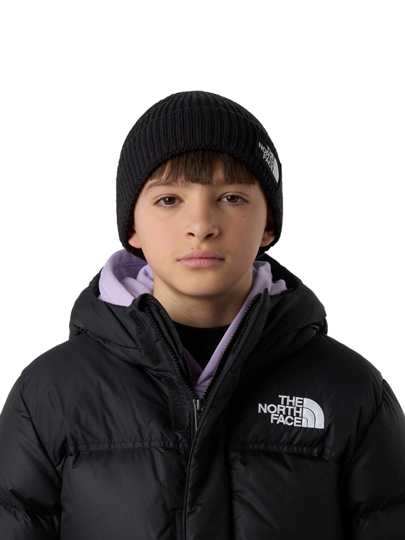 Knitted Beanie Logo Hat Black