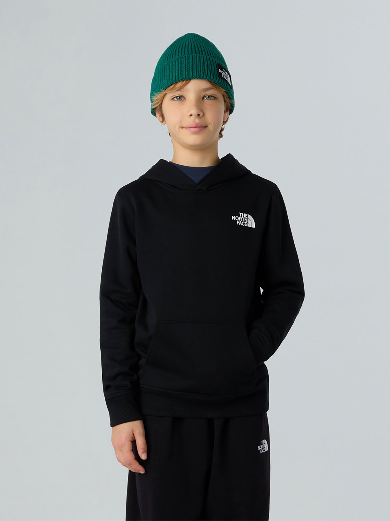 Teen Regular Fit Hoodie Cotton Black