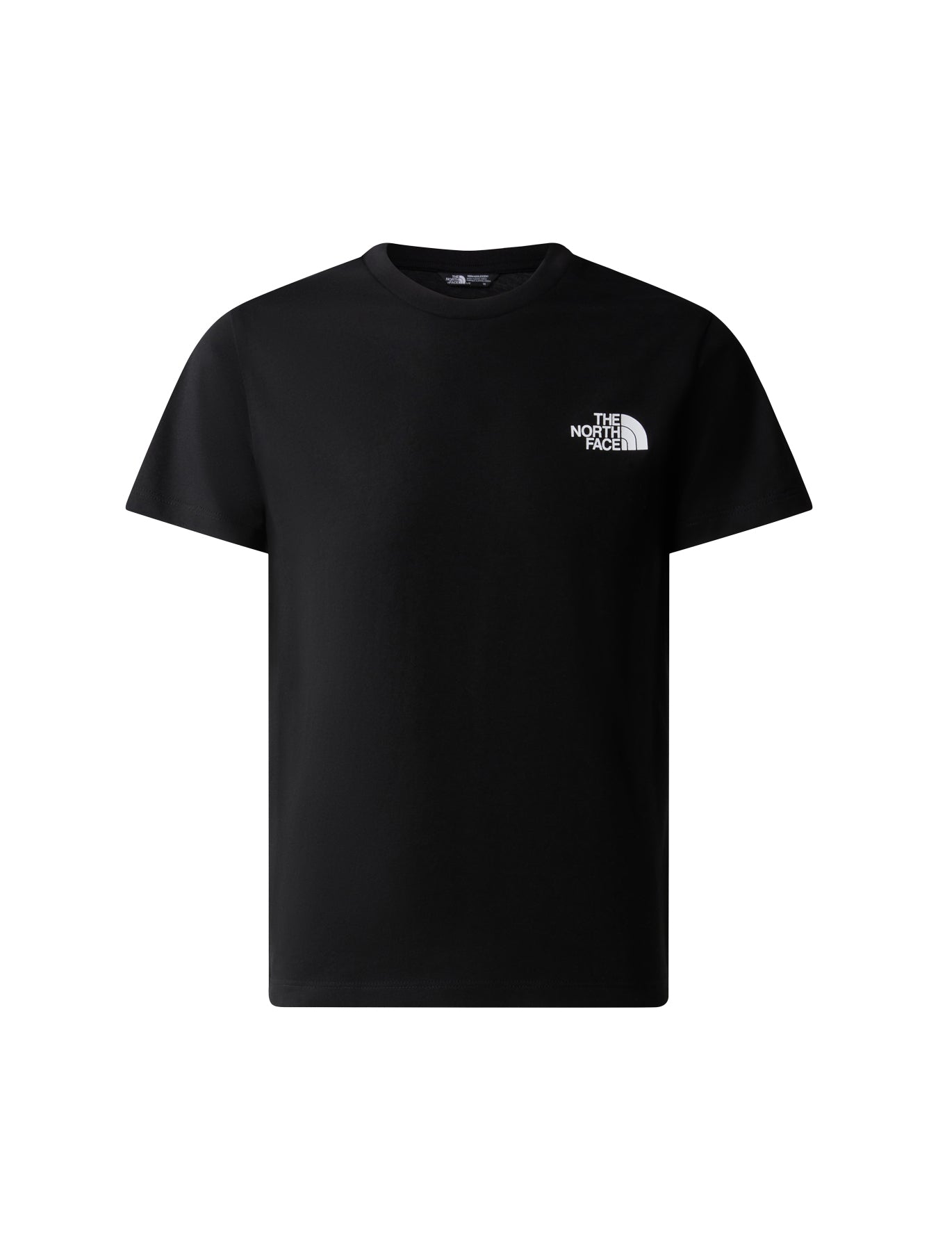 Simple Dome Short Sleeve T-Shirt Cotton Black