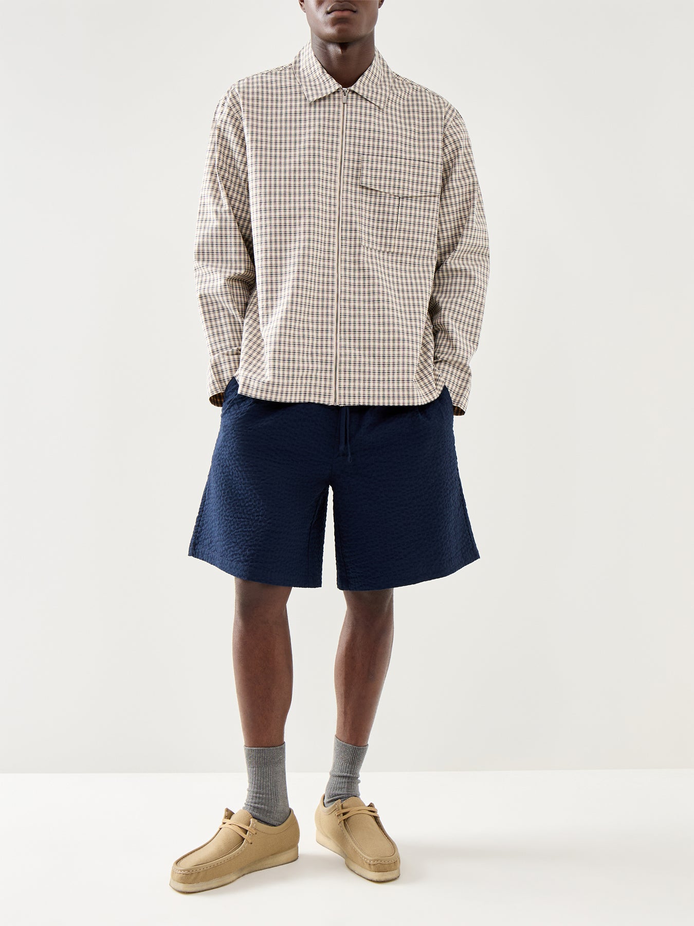 Matt Zip Overshirt