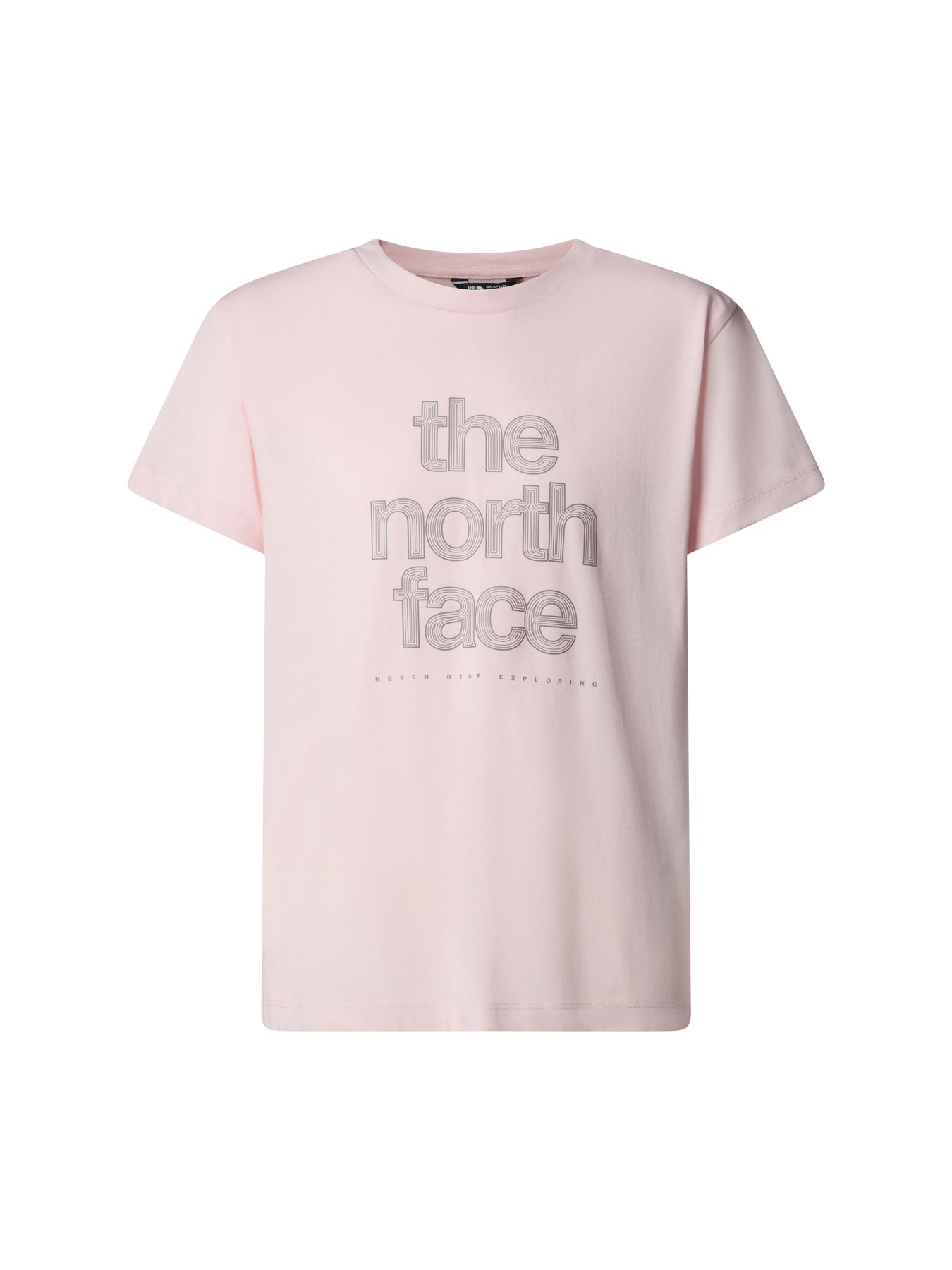Reflective Logo Short Sleeve T-Shirt Cotton Pale Blossom