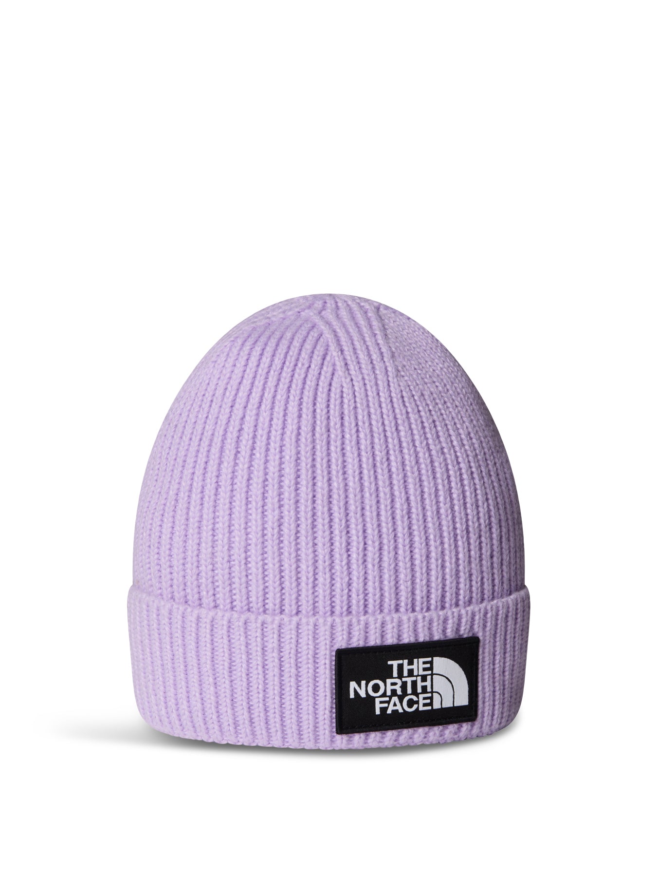 Knitted Beanie Logo Hat Lilac
