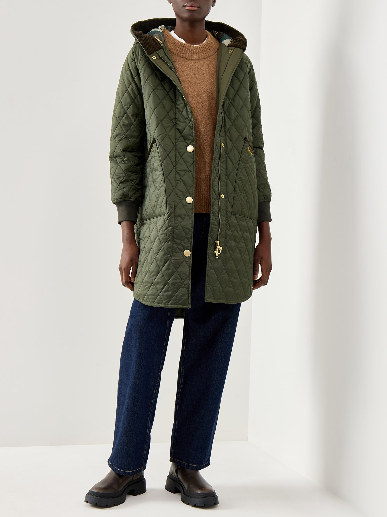 Barbour Hilary Quilted Jacket Green