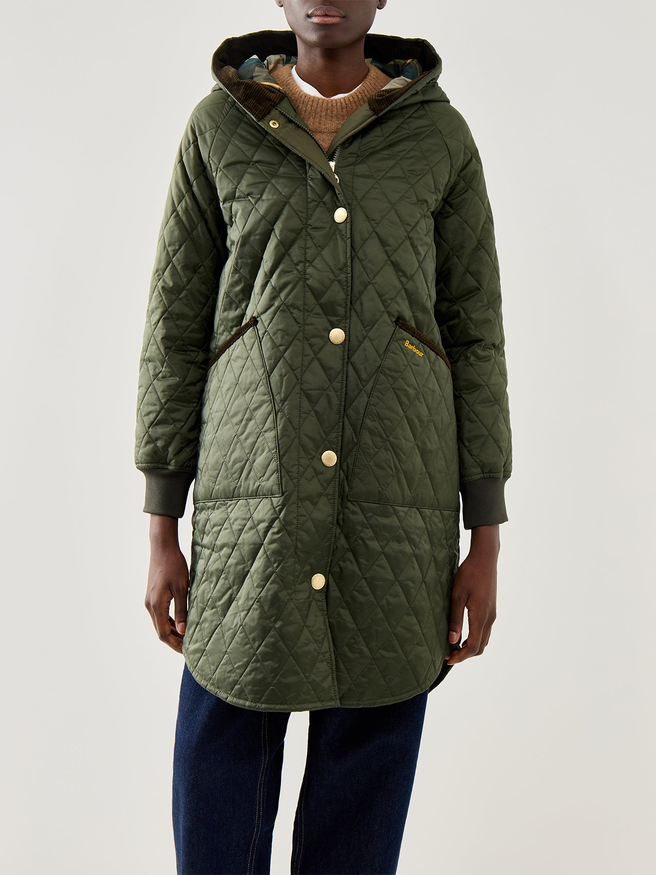 Barbour Hilary Quilted Jacket Green