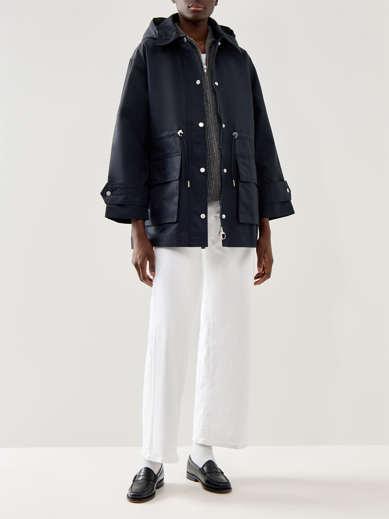 Barbour Fallyn Showerproof Jacket Navy