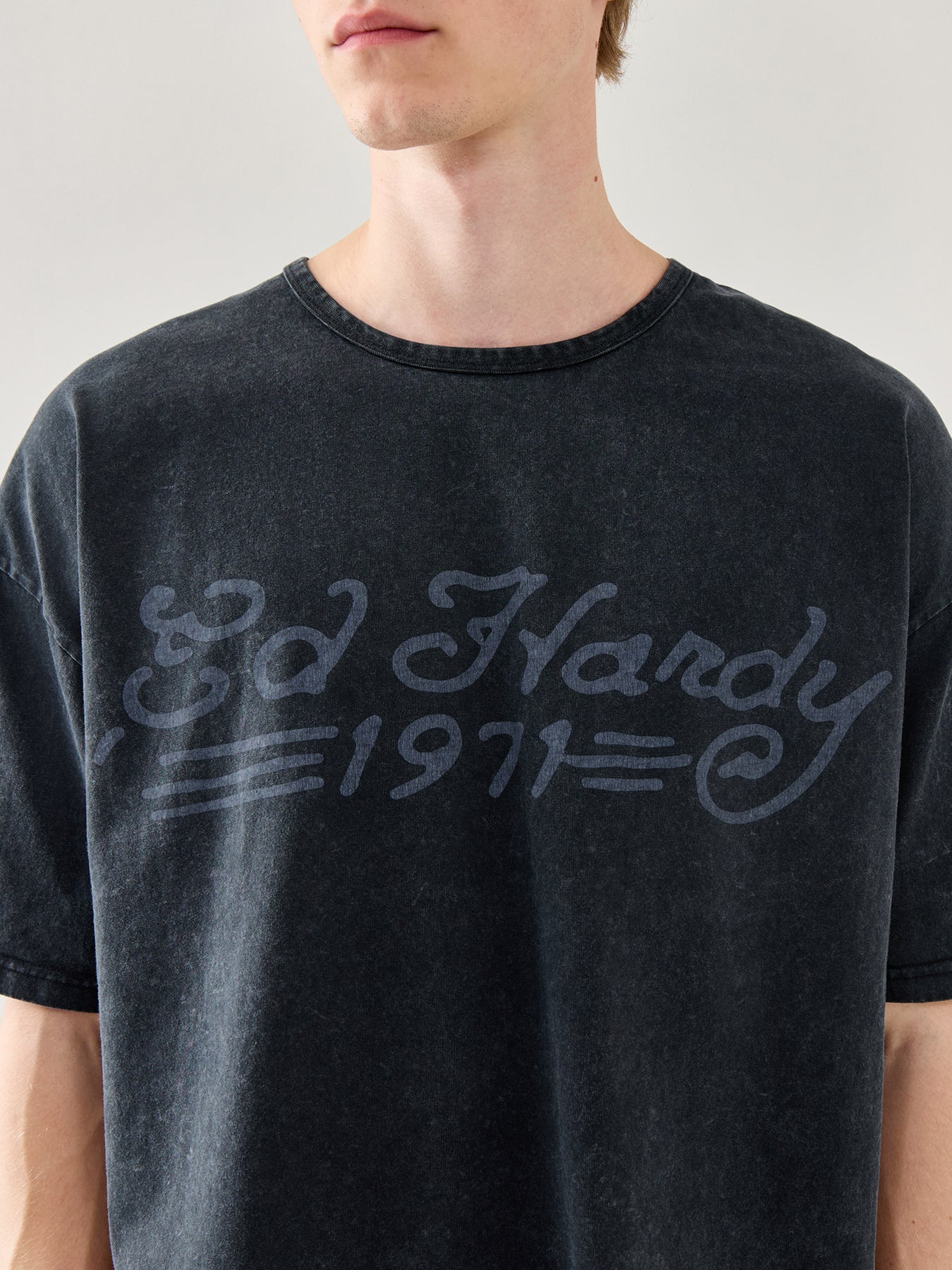 Mens Snake And Drag 1971 Boxy T-Shirt Black