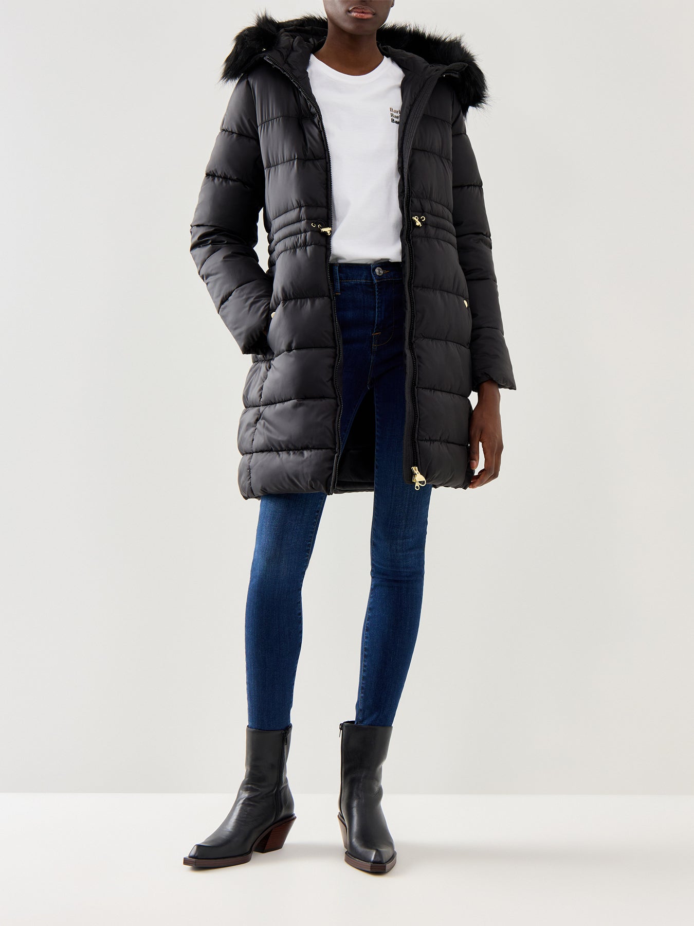 Barbour International Anastasia Puffer Jacket Black