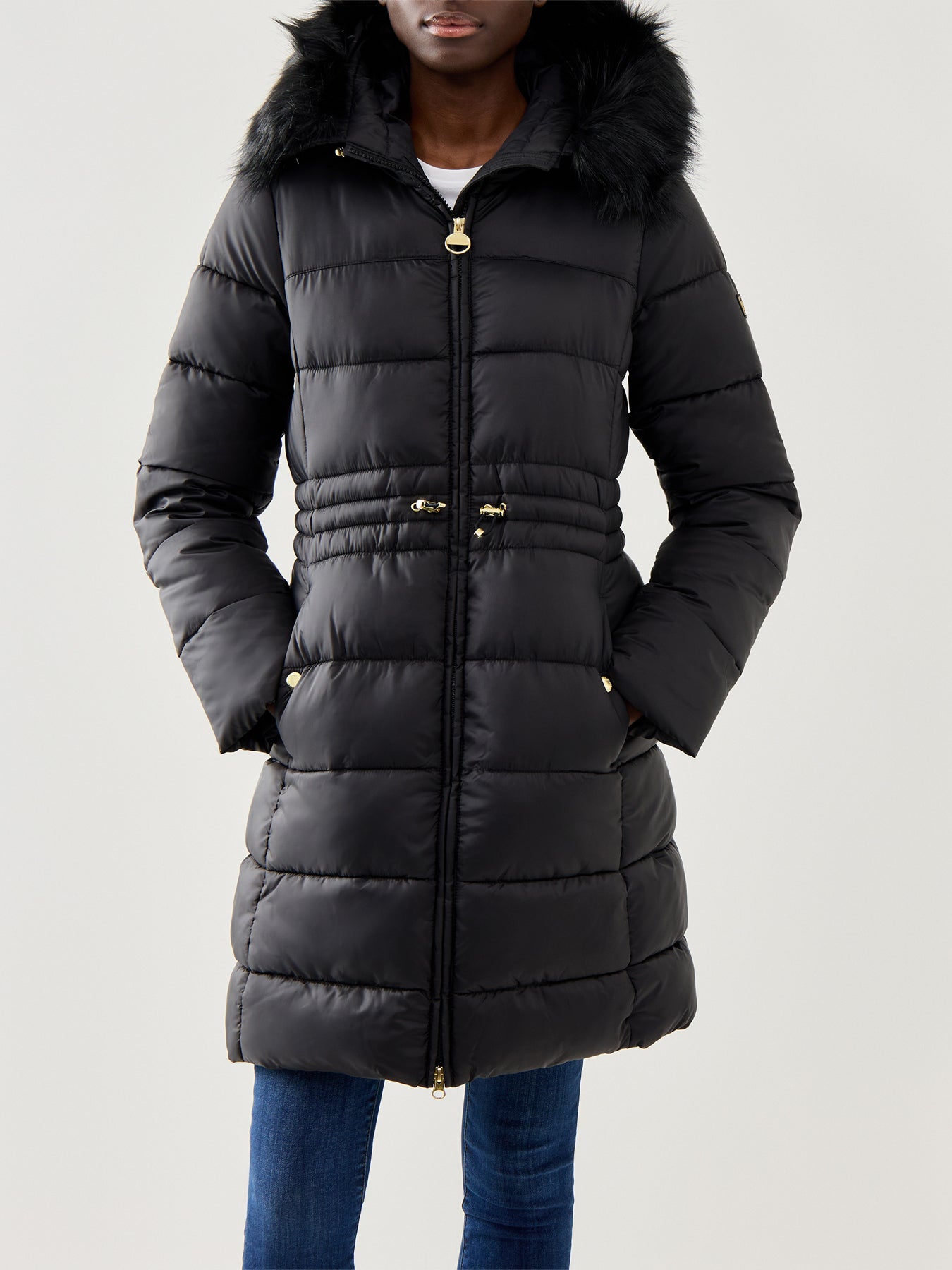 Barbour International Anastasia Puffer Jacket Black