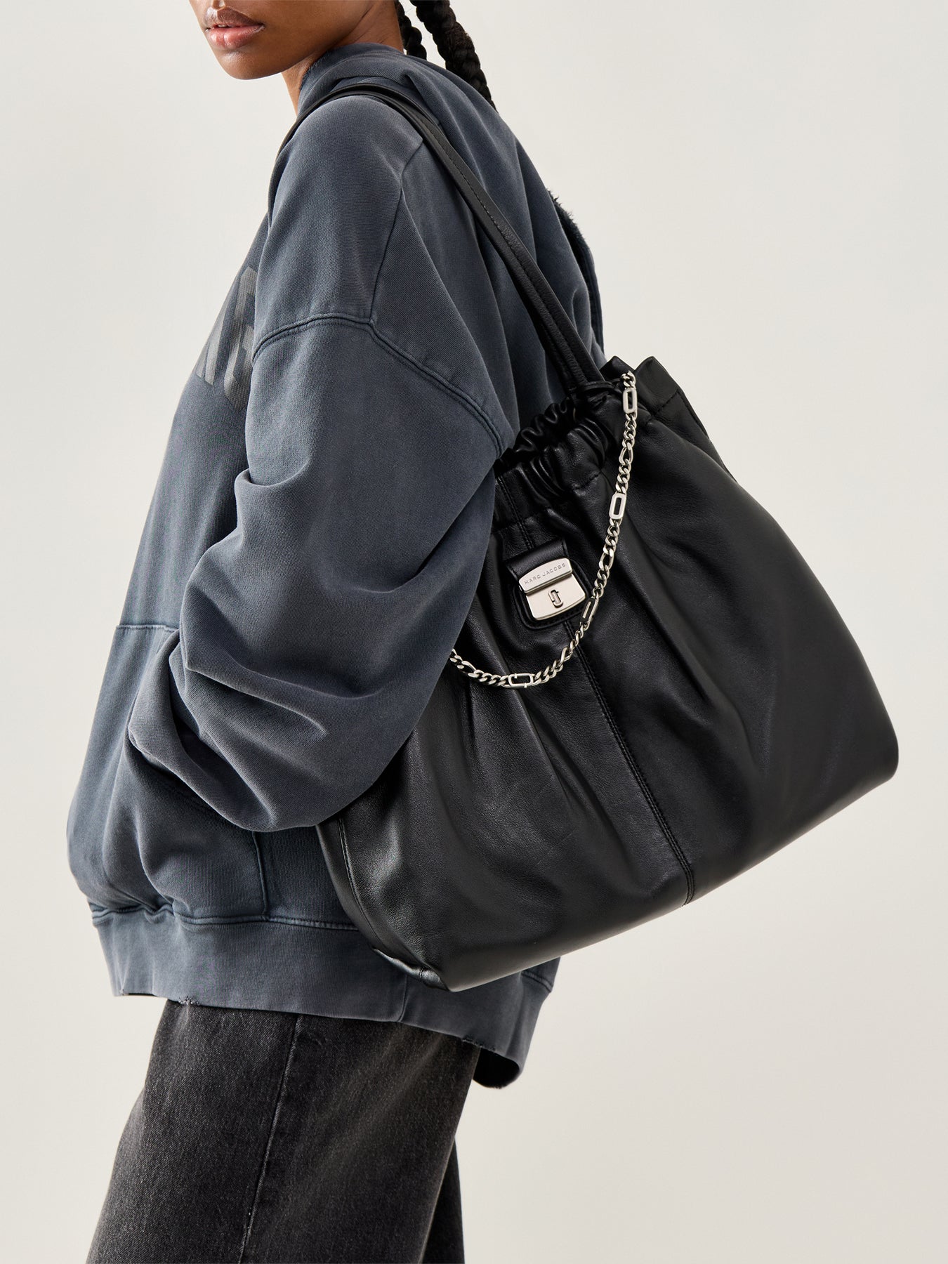 Cinch Tote Bag Black