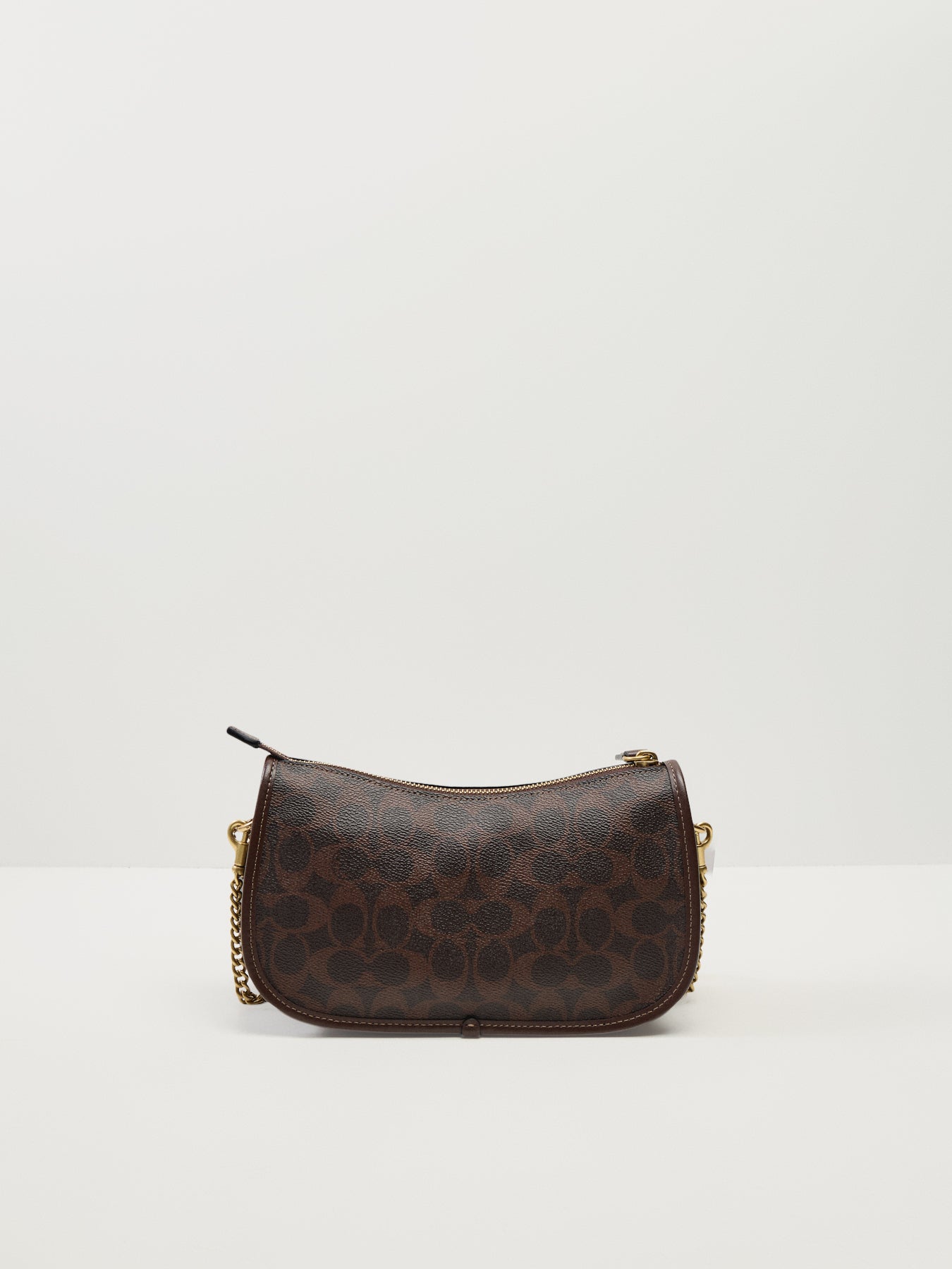 Coated Canvas Signature Waverly Bag Maple