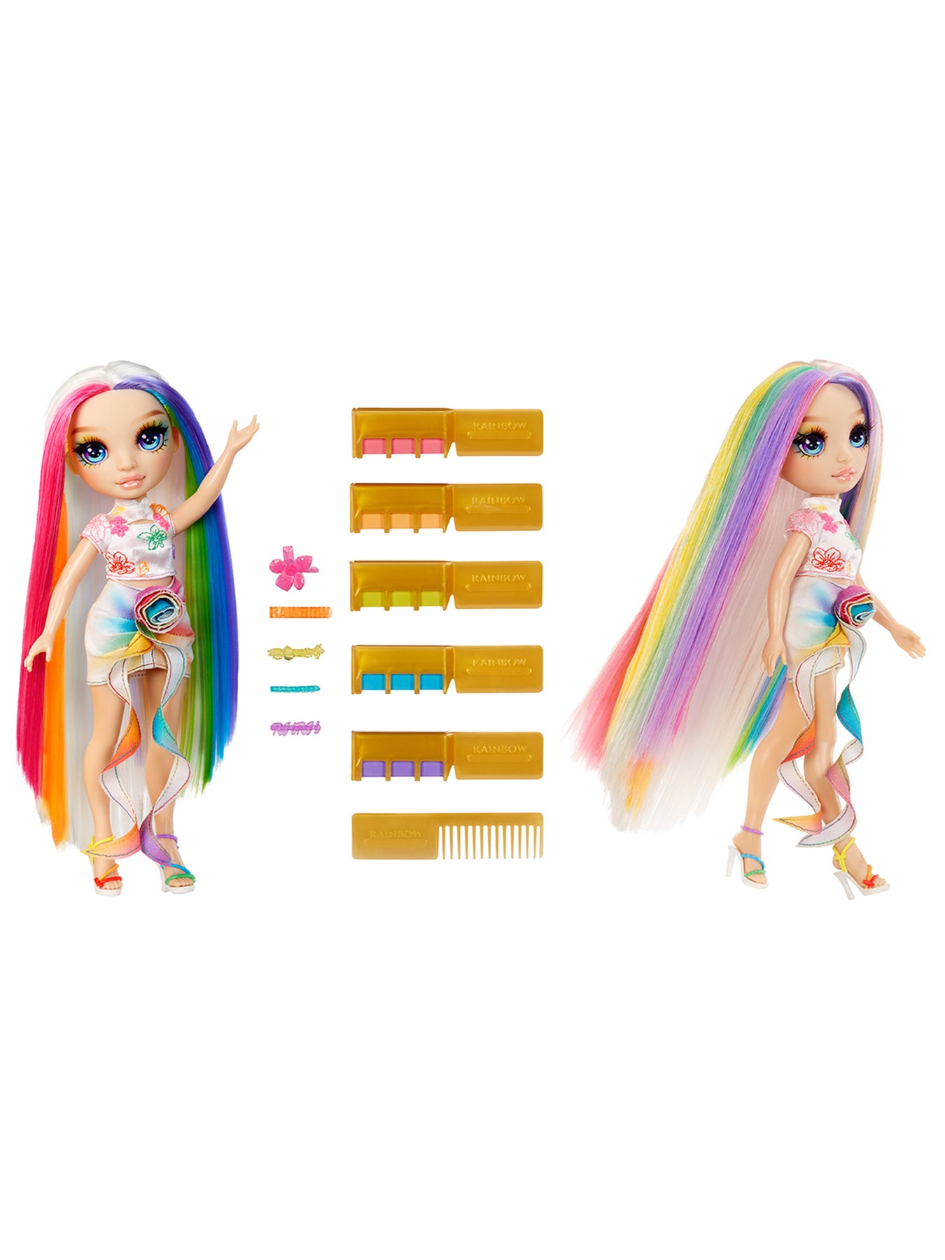Rainbow High Hair Chalk Style Doll Amaya Rainbow