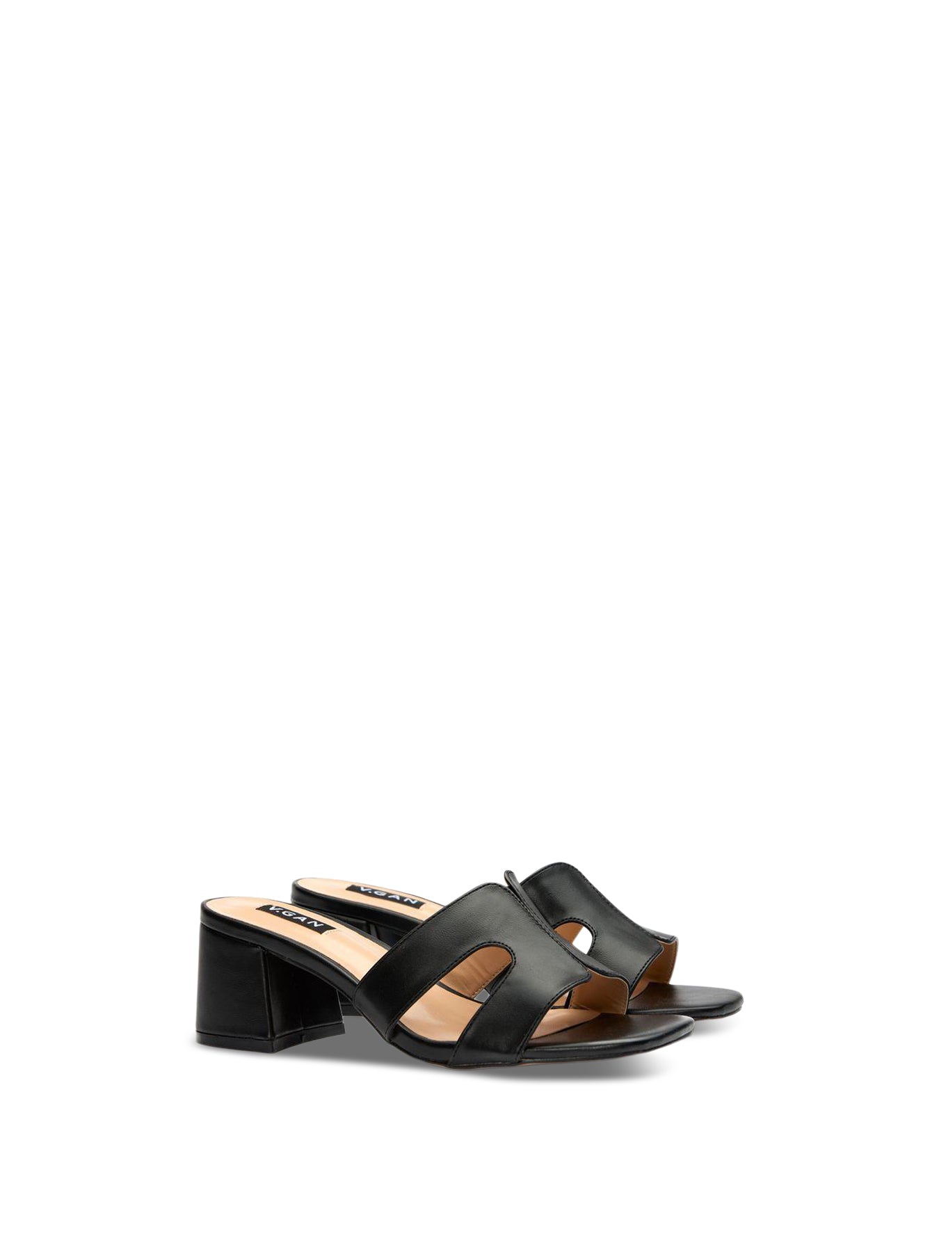 V.GAN Vegan Bok Mule Heel Sandals