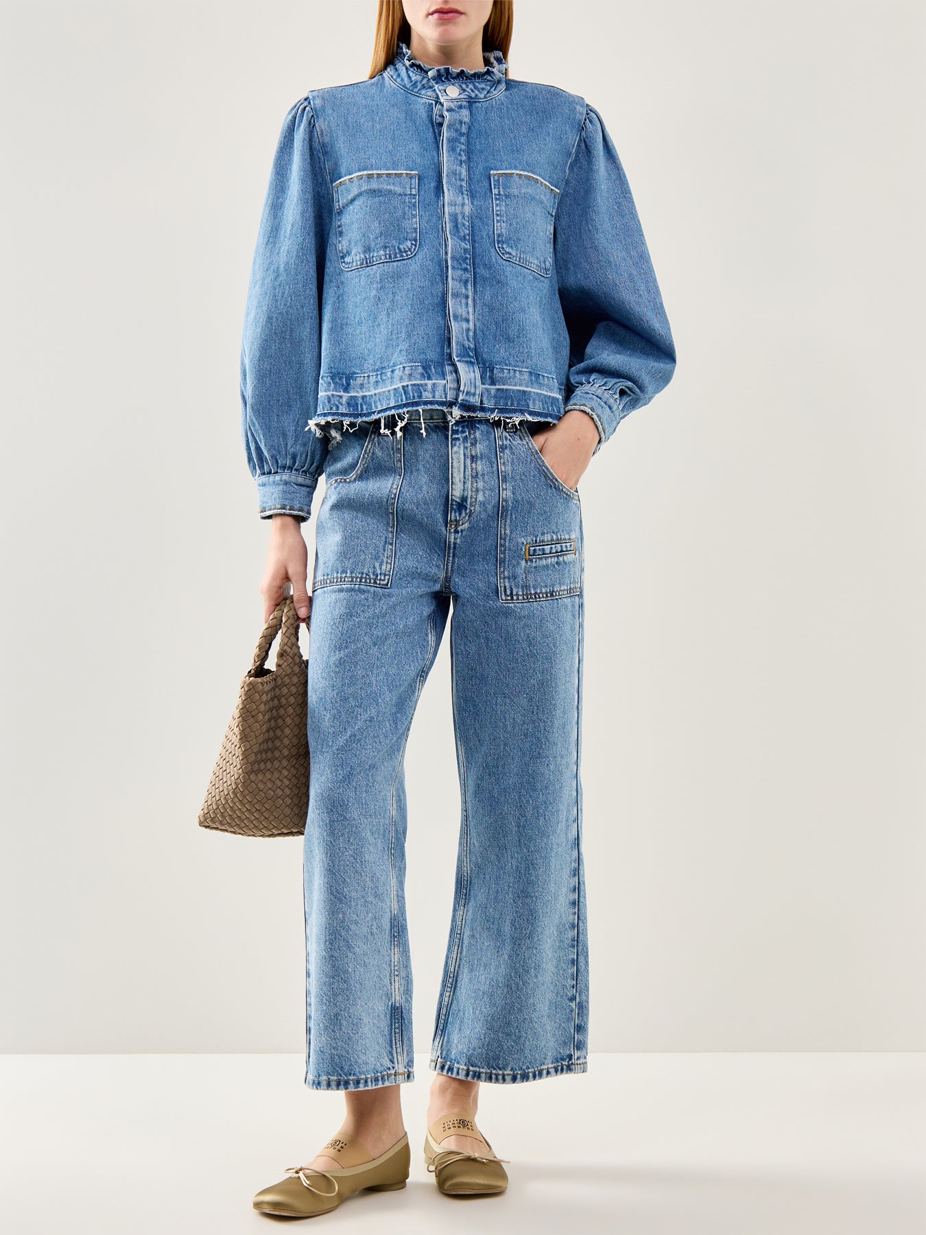 Ziggy Cropped Jacket In Rodeo