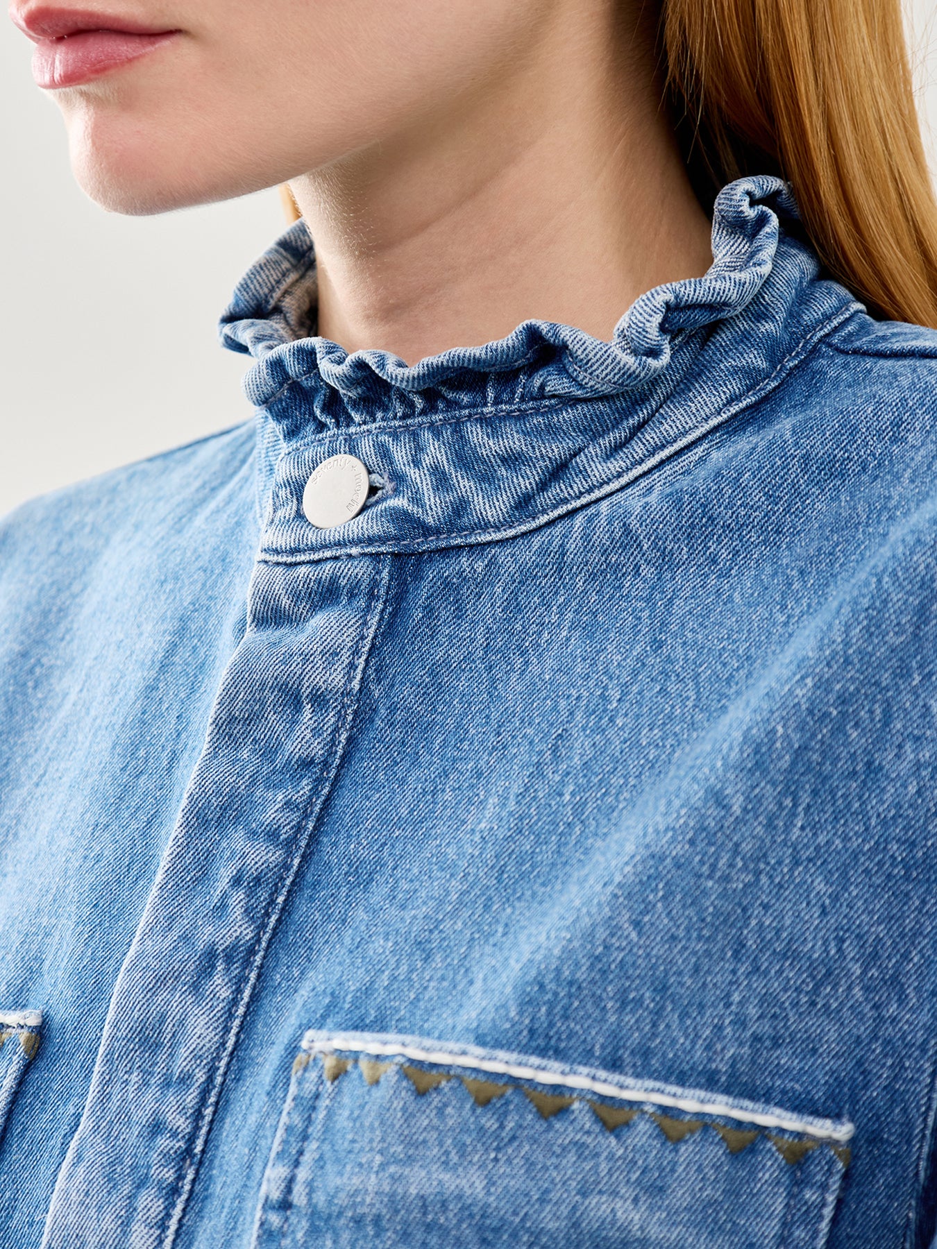 Ziggy Cropped Jacket In Rodeo