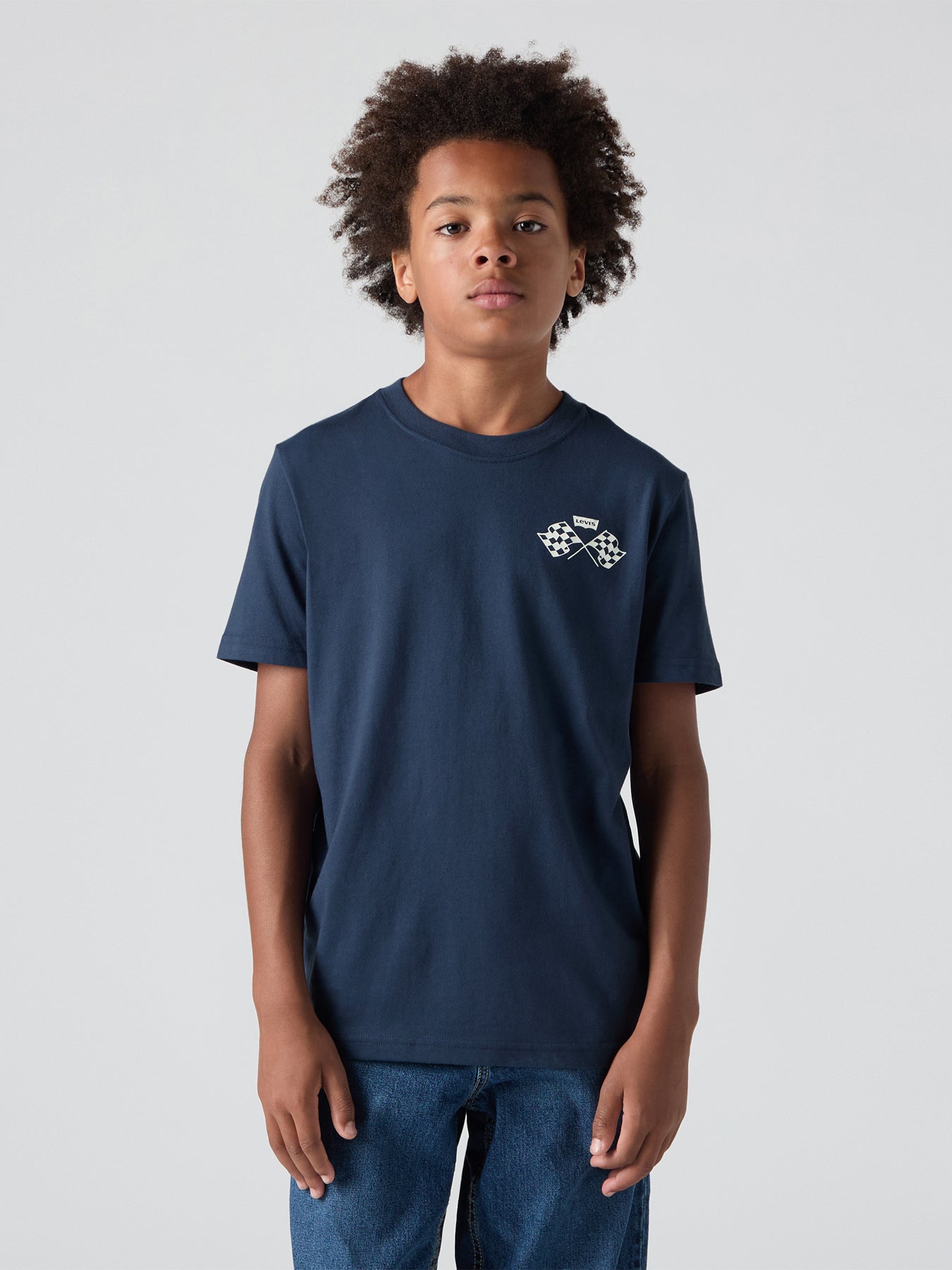 Speed Trials Short Sleeves Tee Navy