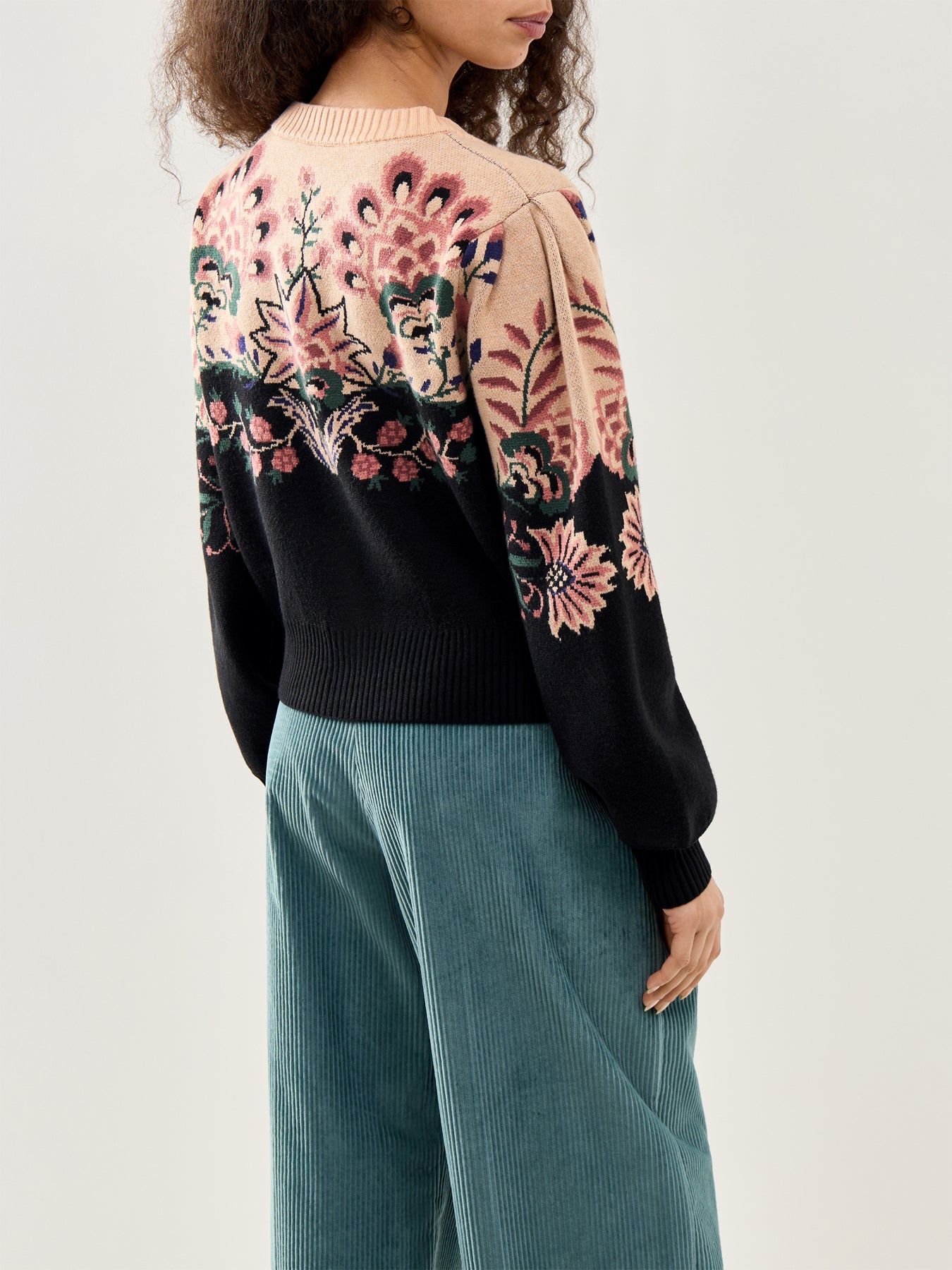 Belle Garden Knit Cardigan Cream