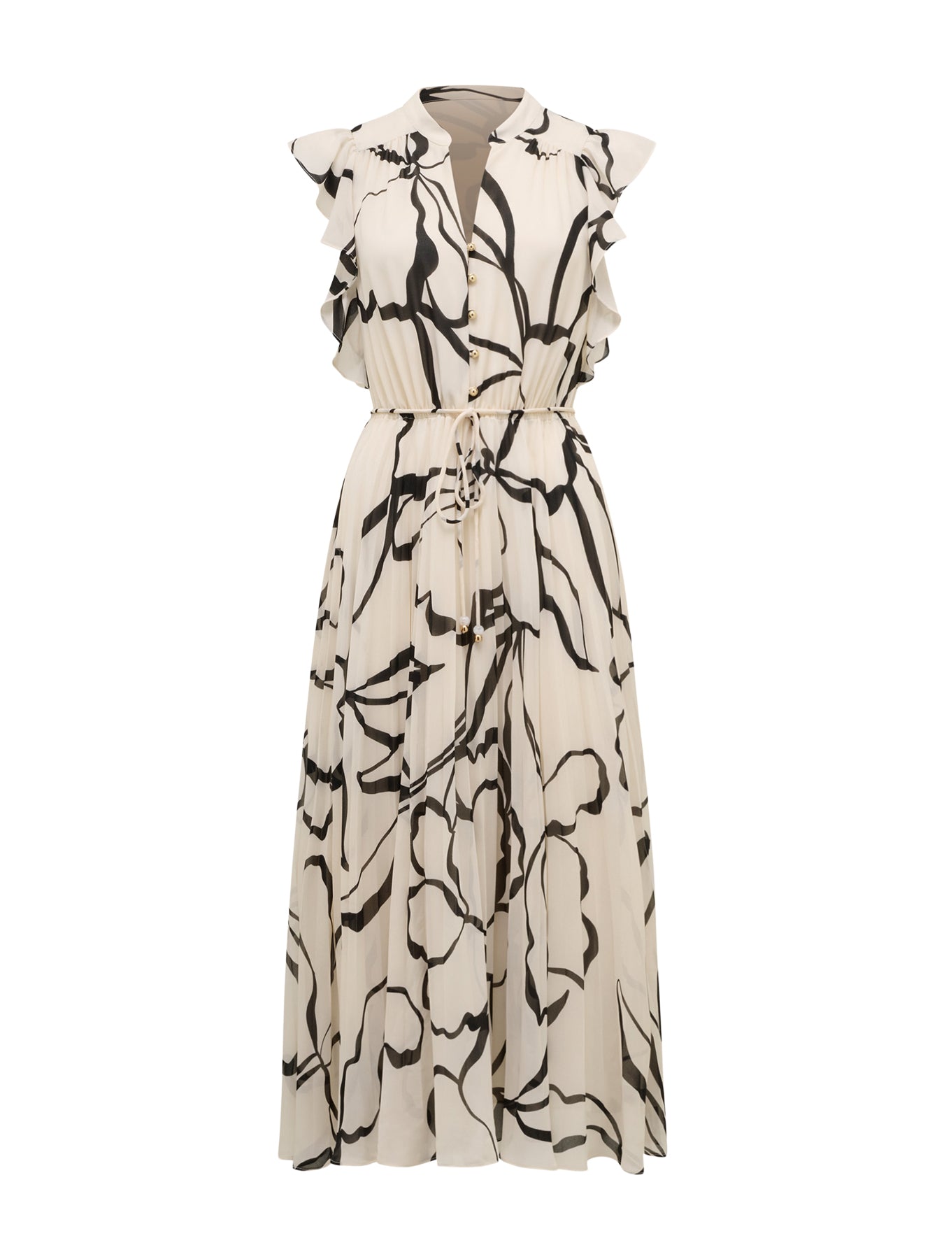 Morgan Pleated Midi Dress