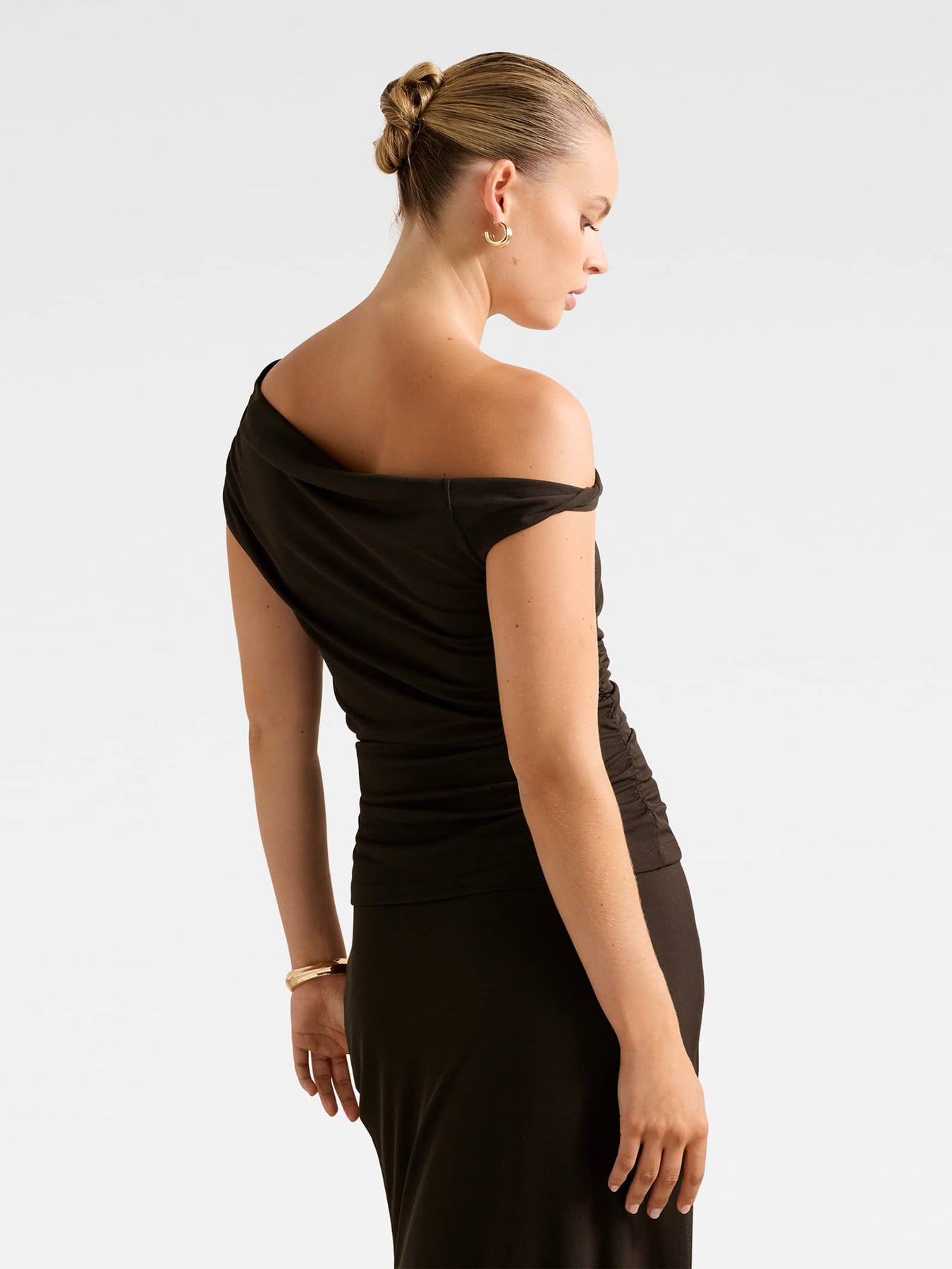 Mia Mesh Twist Side Top