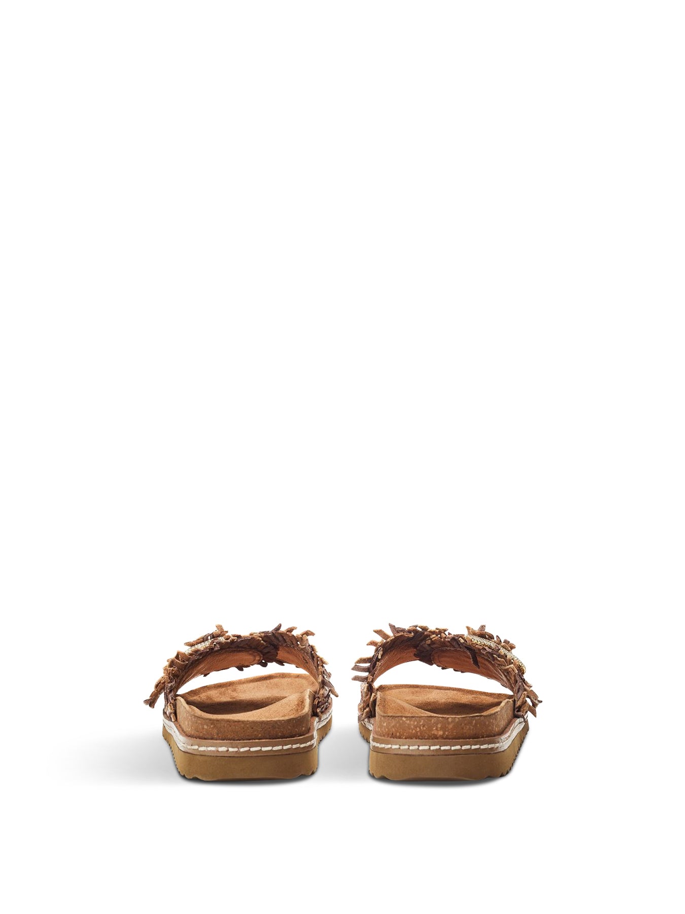 Jarilla Leather Sandals Bronze