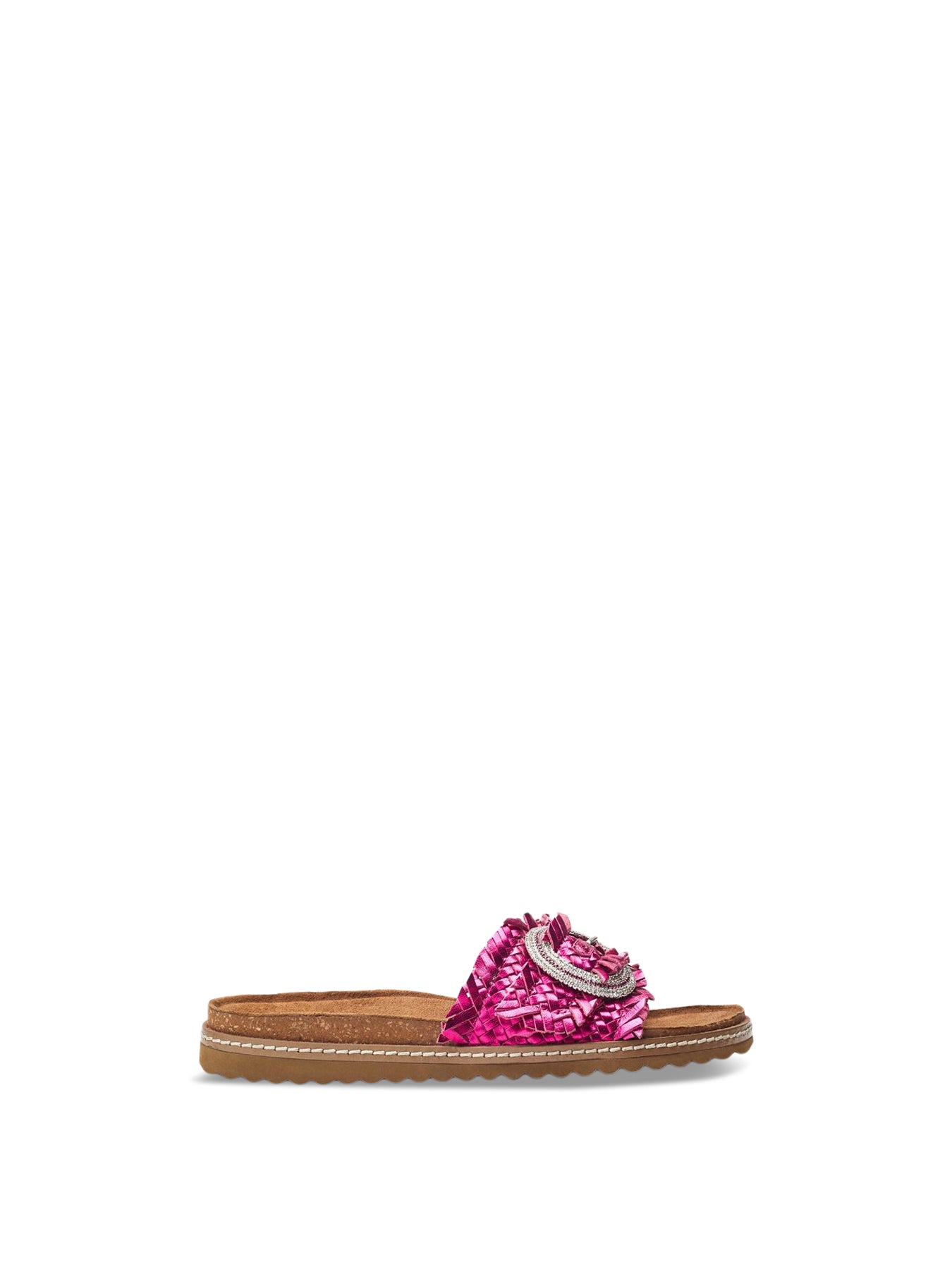 Pink Jarilla Woven Sandals