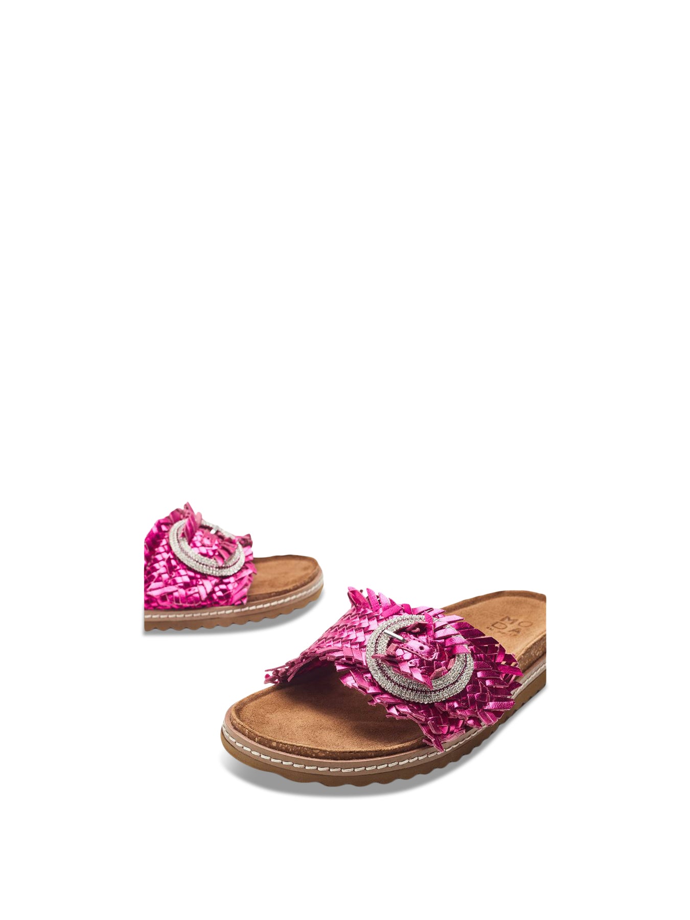 Pink Jarilla Woven Sandals