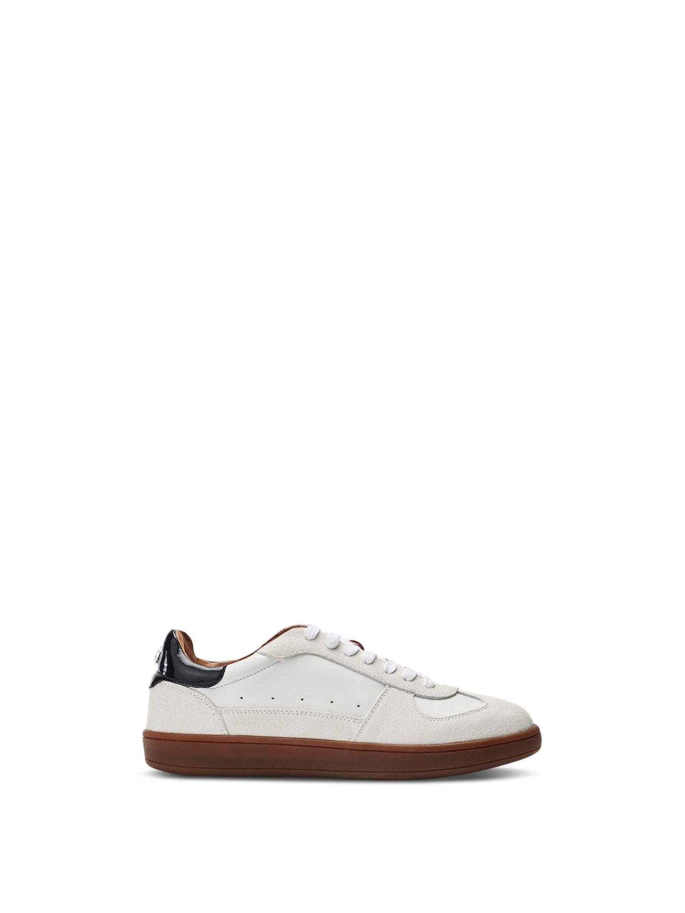 White Brynleigh Lace Up Trainers