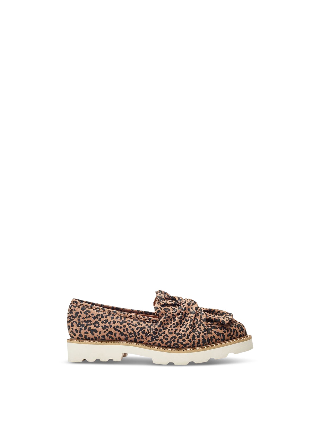 Leopard Eves Bow Loafers
