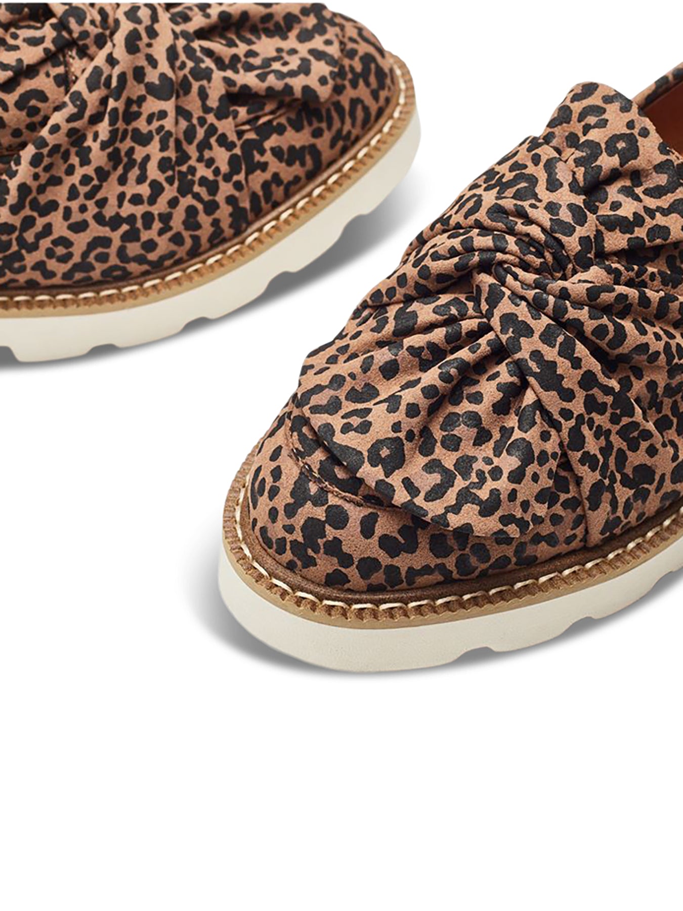 Leopard Eves Bow Loafers